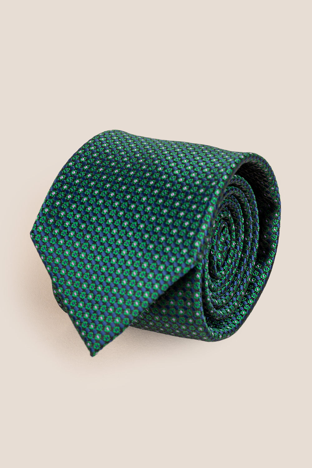 Arthur Green tie with geometric print, ideal for weddings, formal events, and special occasions.