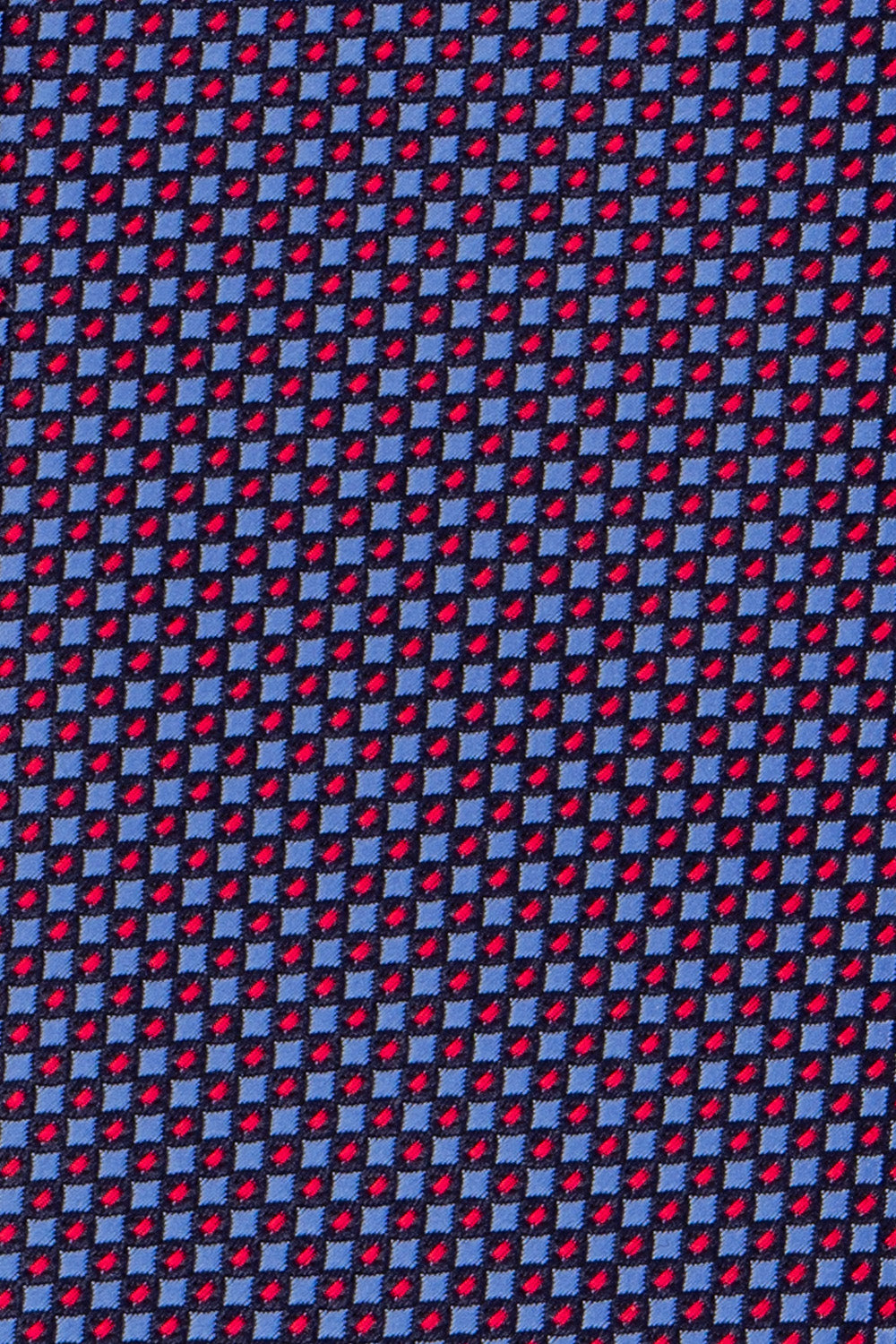 Harry Red/Navy tie with geometric pattern, ideal for weddings, parties, and special occasions.