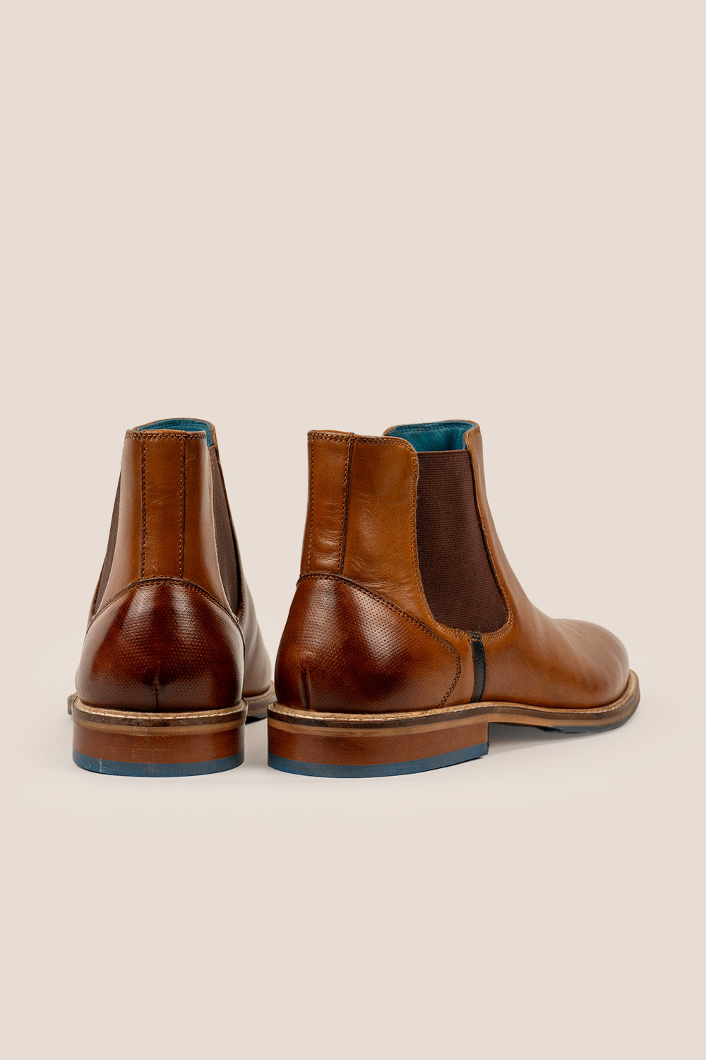 Jack Tan Chelsea boots for men made with premium leather, lambskin lining, and a handmade sole—offering comfort, craftsmanship, and timeless sophistication.
