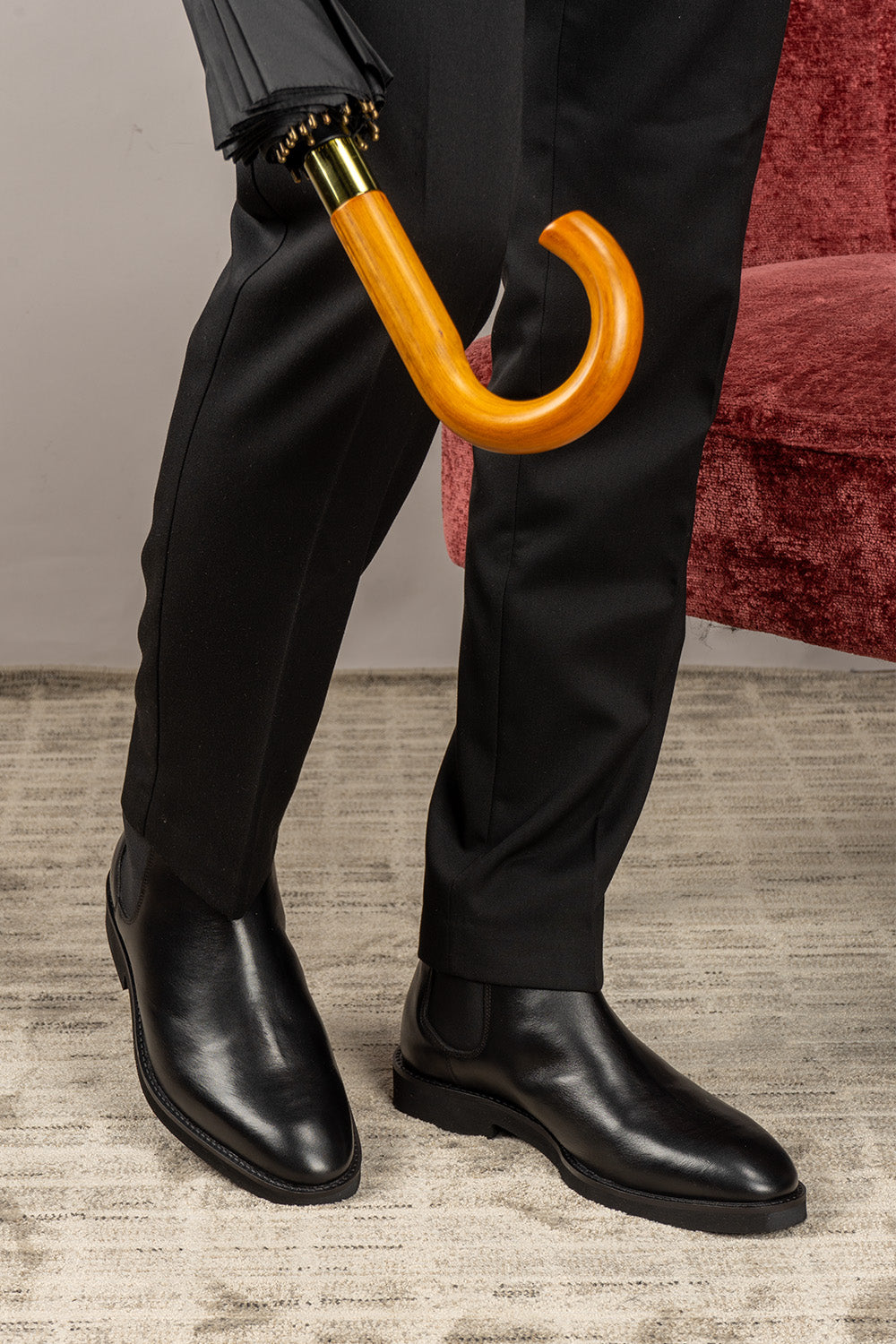 Michael Black Chelsea boots for men crafted in premium leather, designed for modern sophistication, comfort, and versatile casual or smart wear.