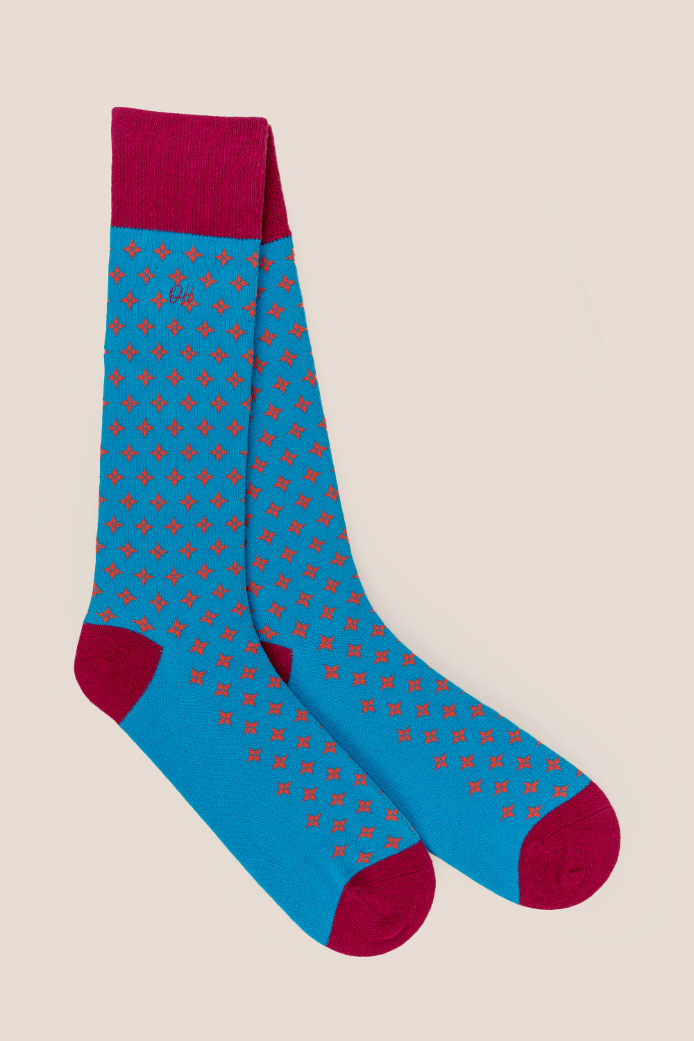 Oswin Hyde Contemporary six pairs of premium socks for men, featuring unique designs and timeless block colours.