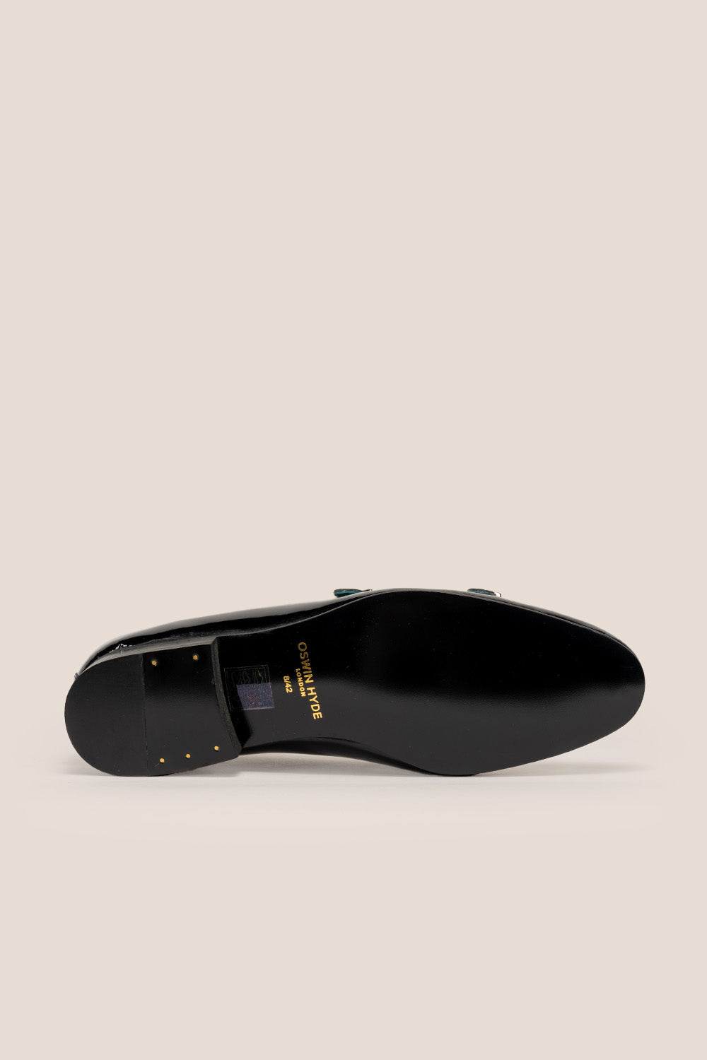 Clifford Black patent monk leather loafers for men featuring glossy patent leather and classic monk strap design for elegant formal occasions.