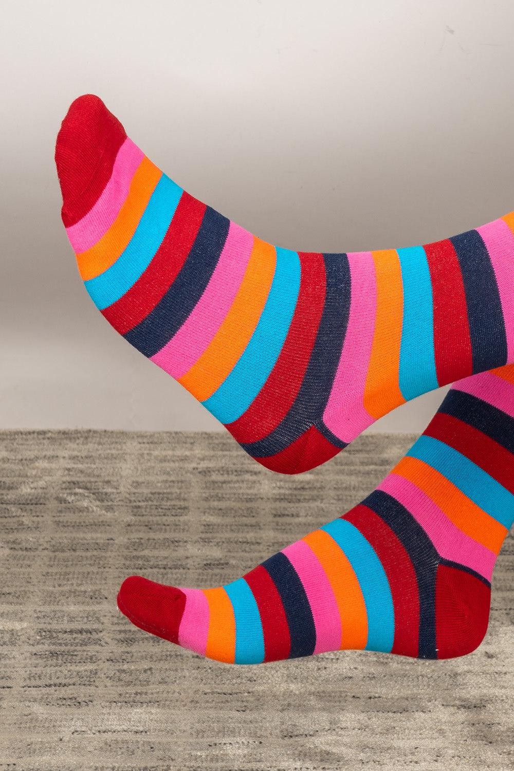 Oswin Hyde Contemporary six pairs of premium socks for men, featuring unique designs and timeless block colours.