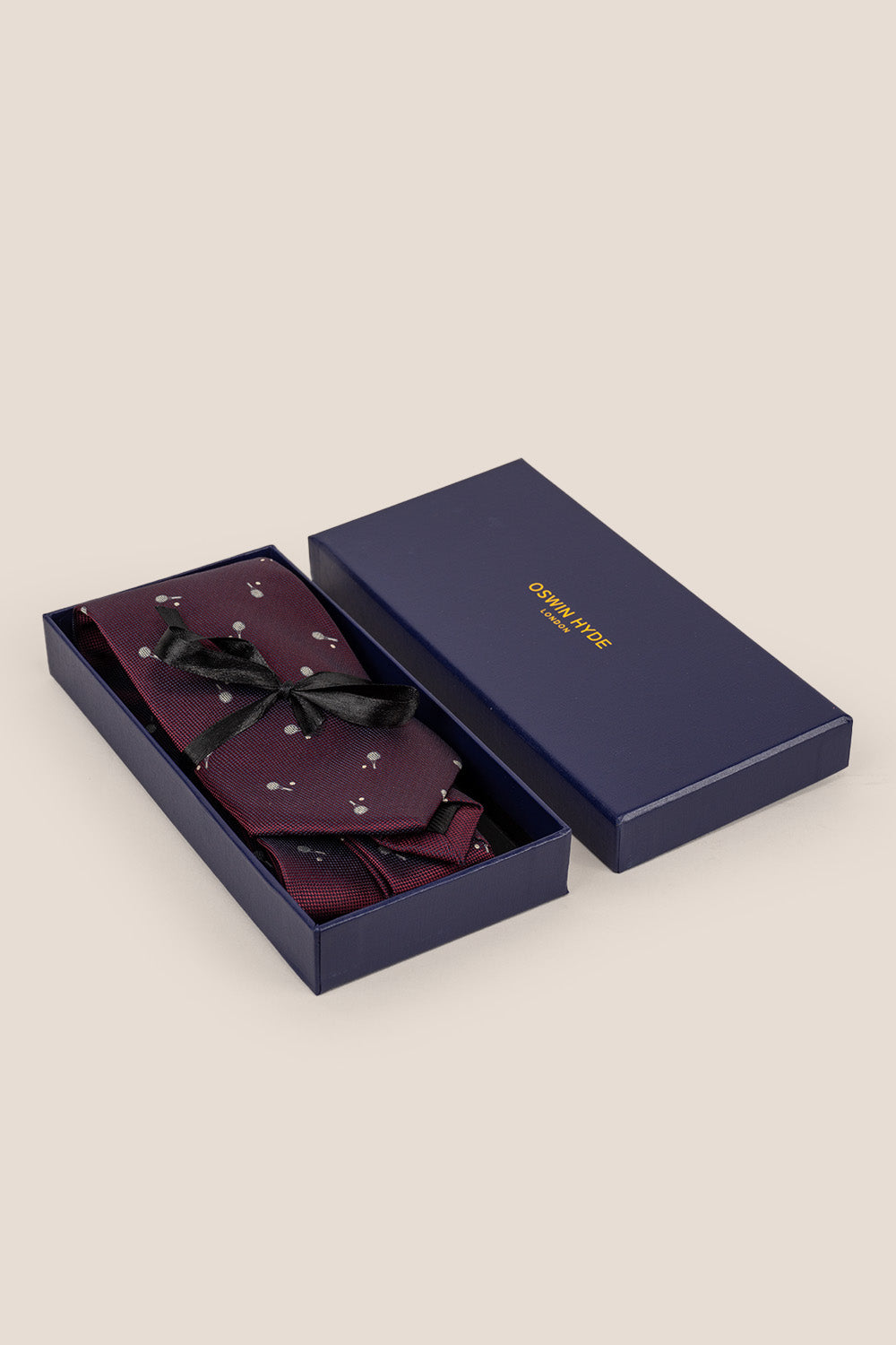 Tennis Bordo tie with premium design, ideal for weddings, office wear, and casual outings.