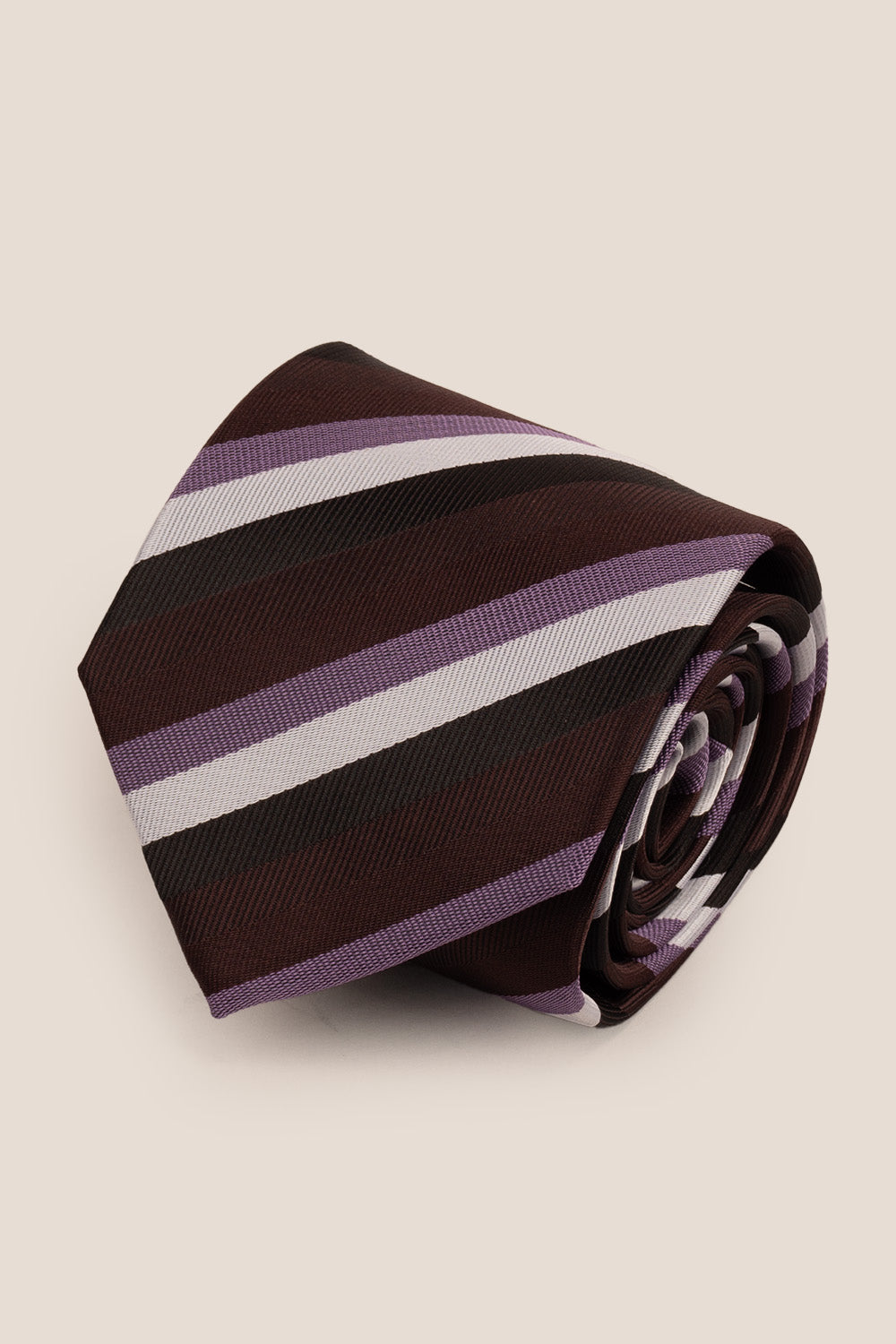 Classic Multi Stripe Bordo tie with luxurious design, ideal for weddings, office wear, and casual events.