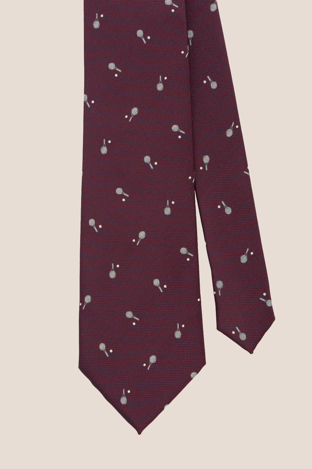 Tennis Bordo tie with premium design, ideal for weddings, office wear, and casual outings.