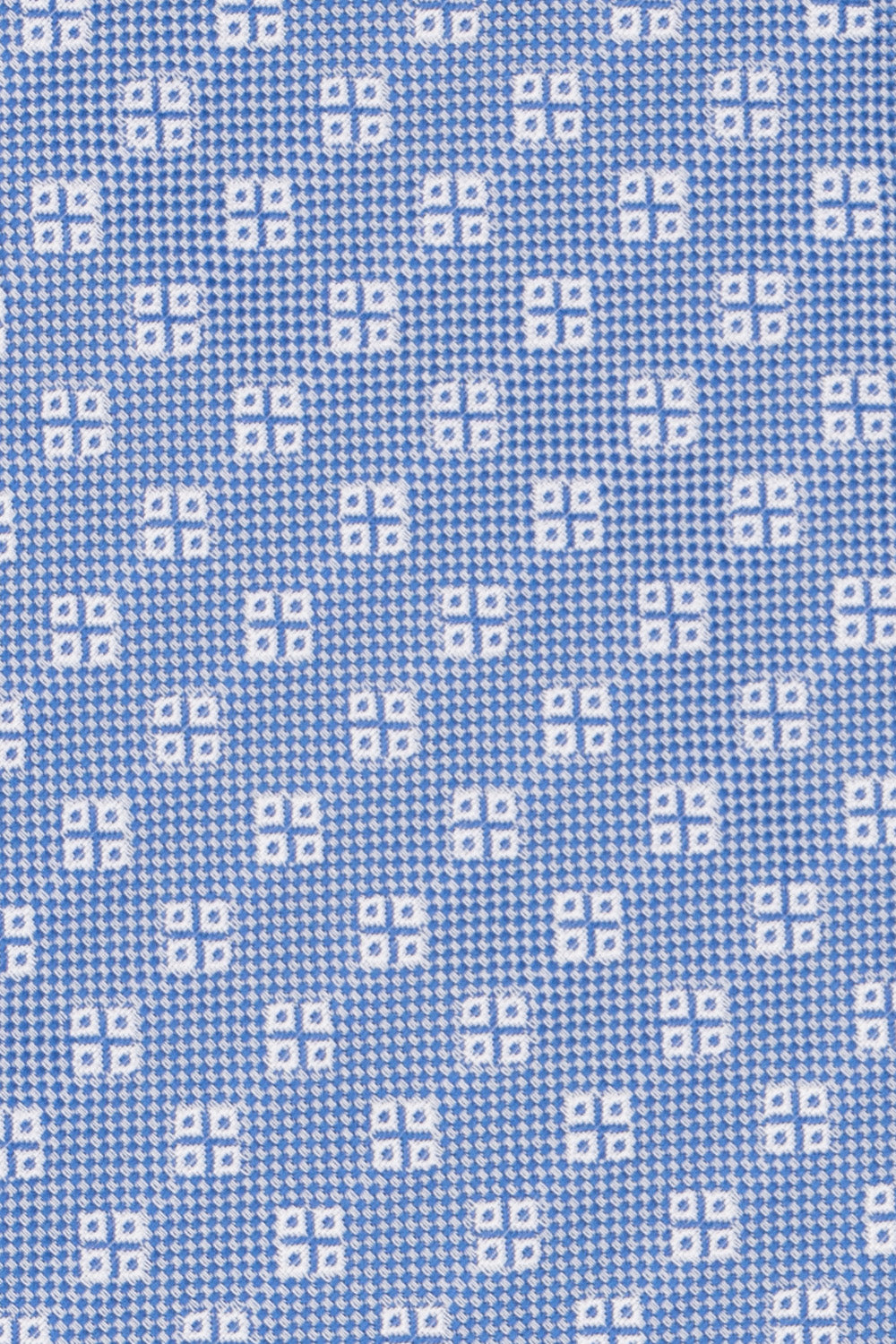 Geometric Squares Blue tie with sophisticated design, perfect for weddings, office wear, and upscale occasions.