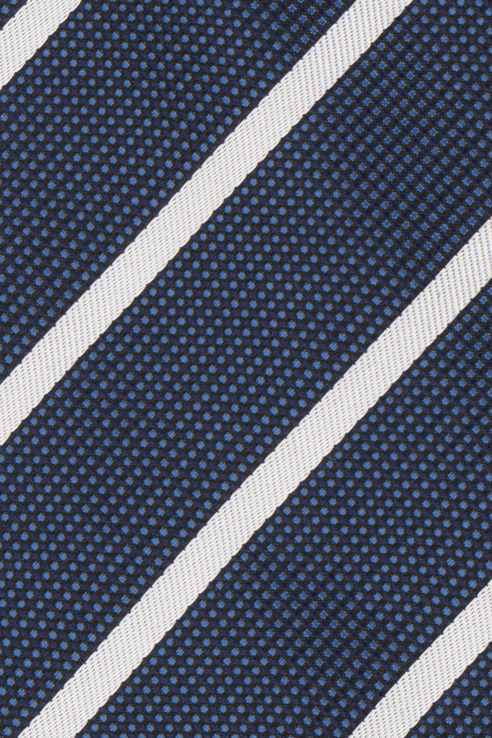 Stripe Navy White tie with sophisticated design, ideal for weddings, office wear, and special occasions.