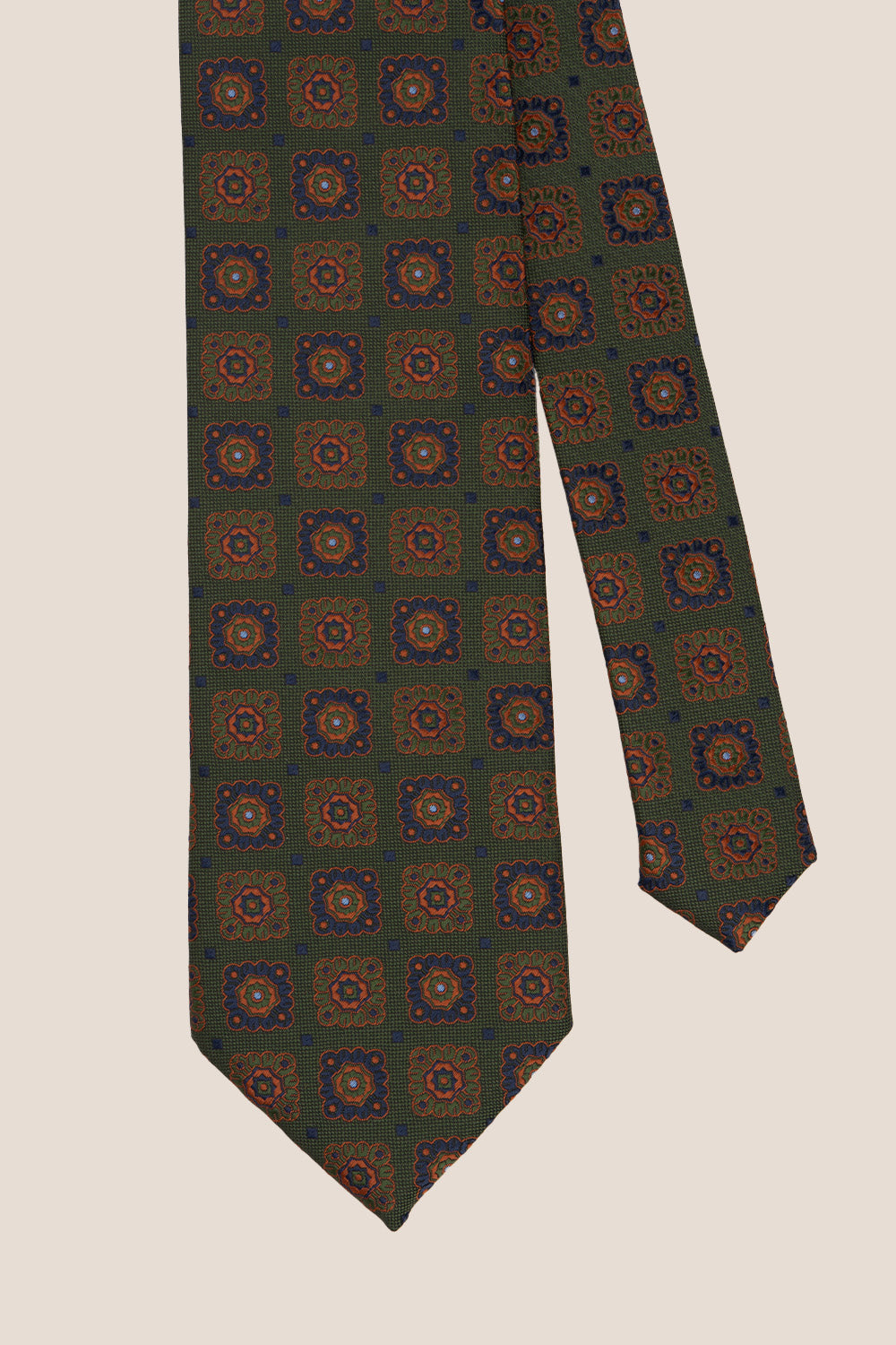 Vintage Green tie with elegant design, ideal for weddings, office meetings, and casual outings.