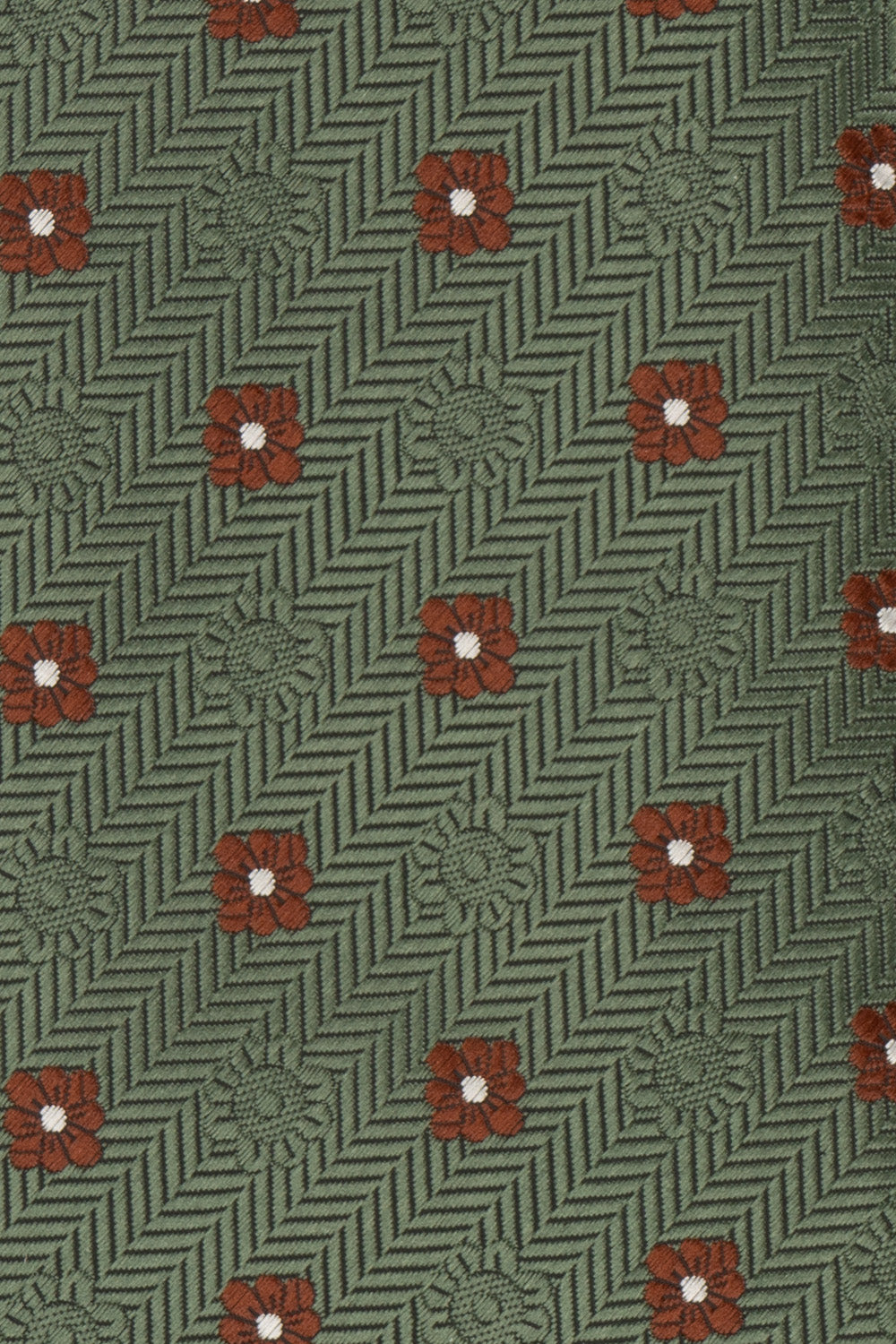 Stripes and Squares Green tie with stylish design, ideal for office wear and casual occasions.