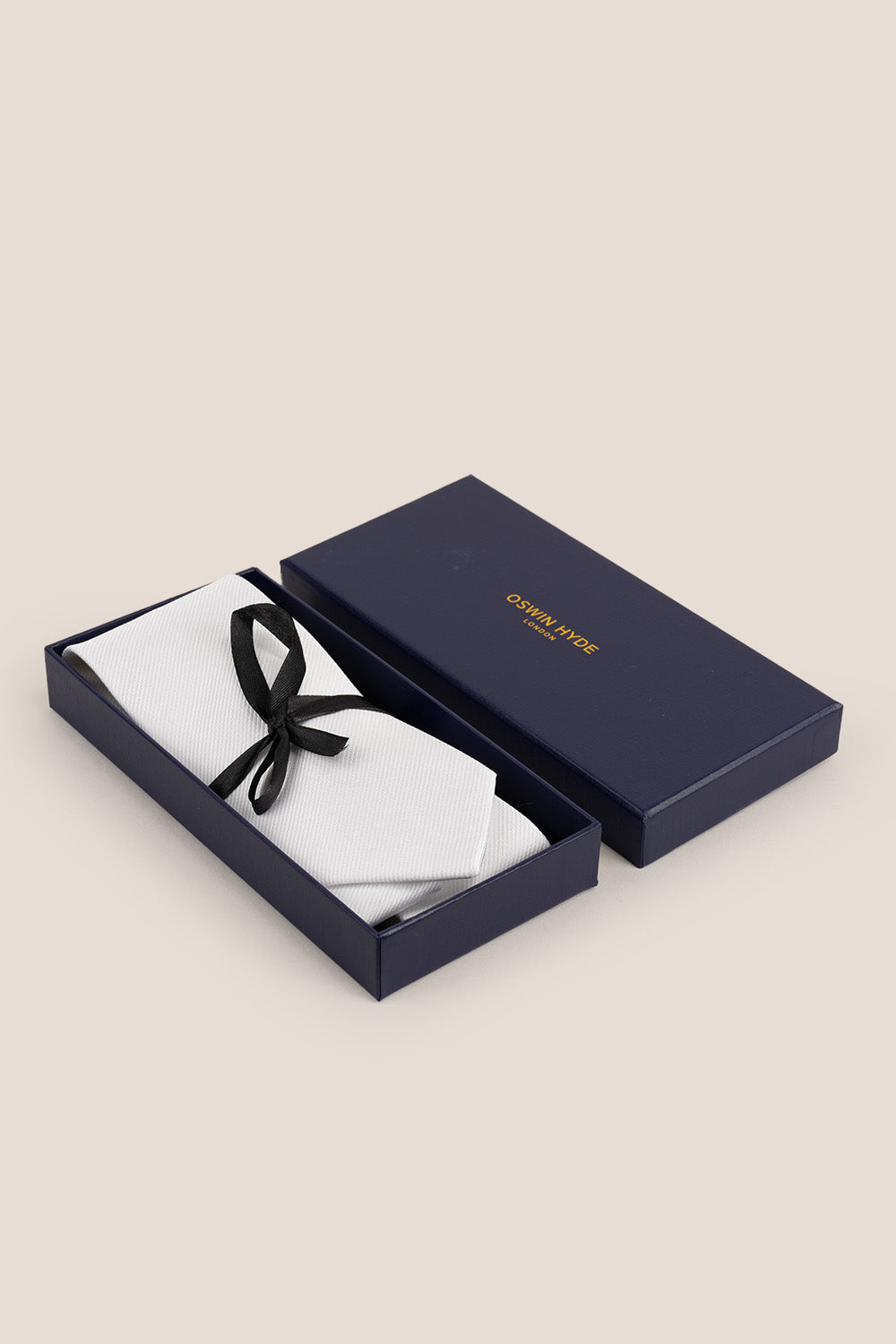 White Ribbed tie with elegant design, perfect for weddings, office wear, and formal occasions.