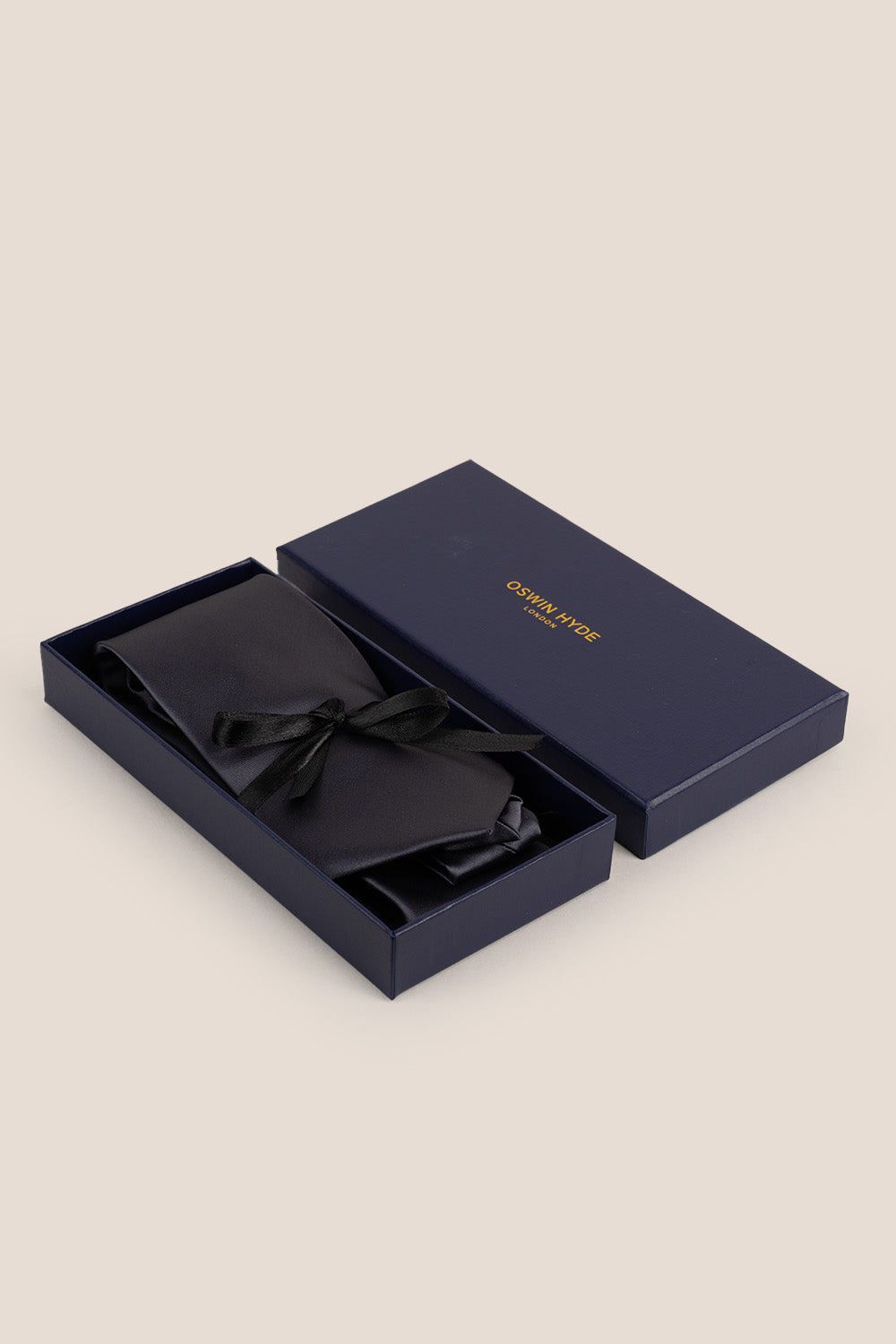 Sleek Indigo tie with sophisticated design, perfect for weddings, office wear, and formal occasions.