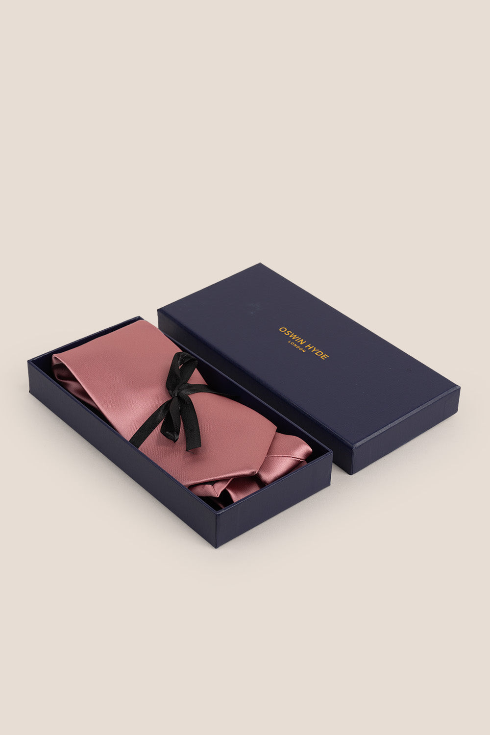 Dusky Pink tie with elegant design, ideal for weddings, office wear, and formal occasions.