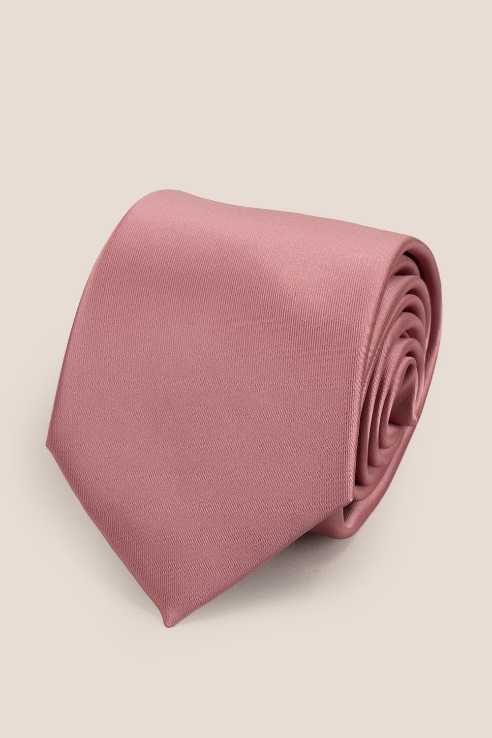 Dusky Pink tie with elegant design, ideal for weddings, office wear, and formal occasions.