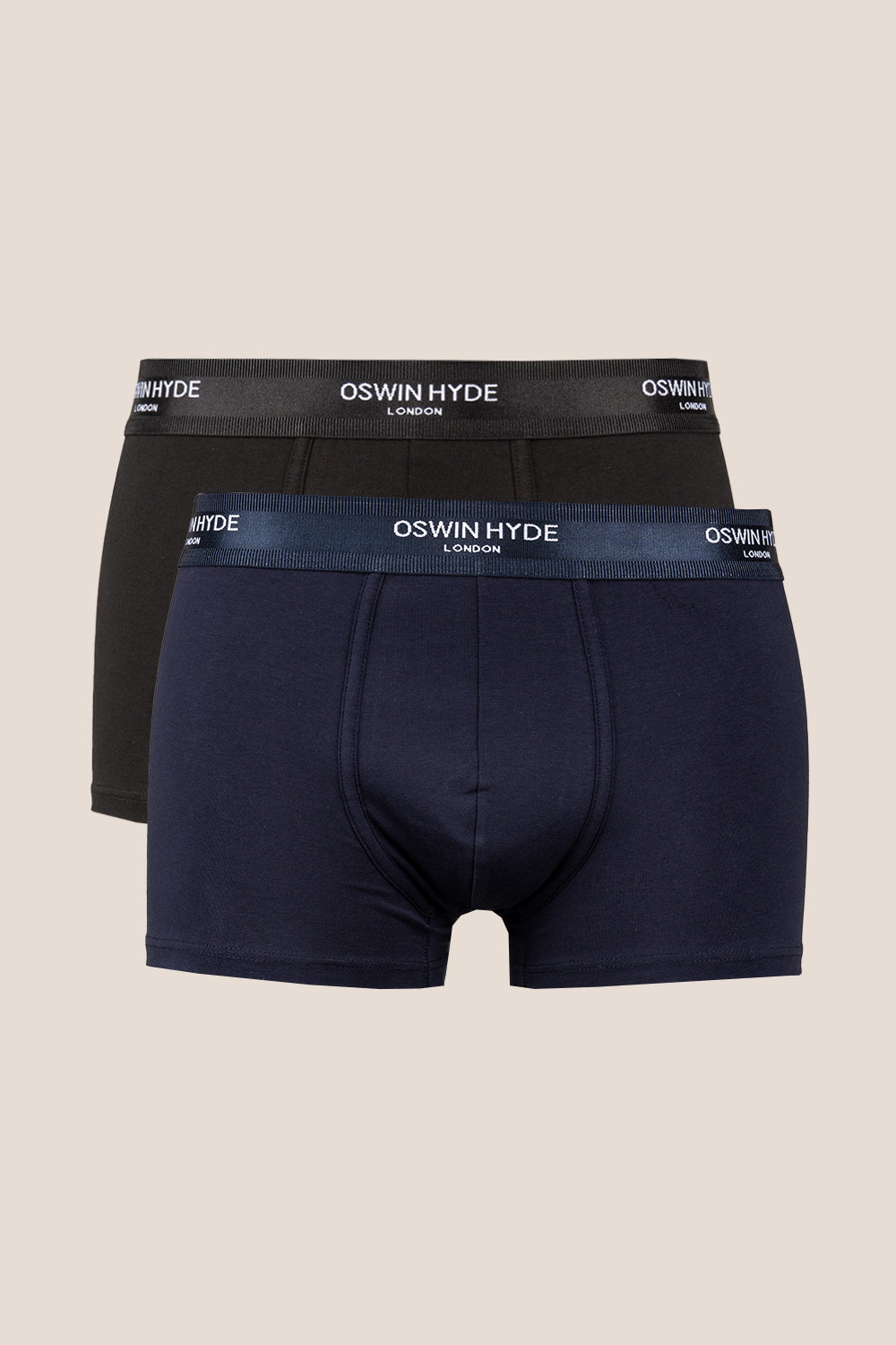 Ern Premium Cotton Boxer Trunks – 2 Pack with soft cotton fabric, stretch fit, and elasticated waistband for luxury and comfort.