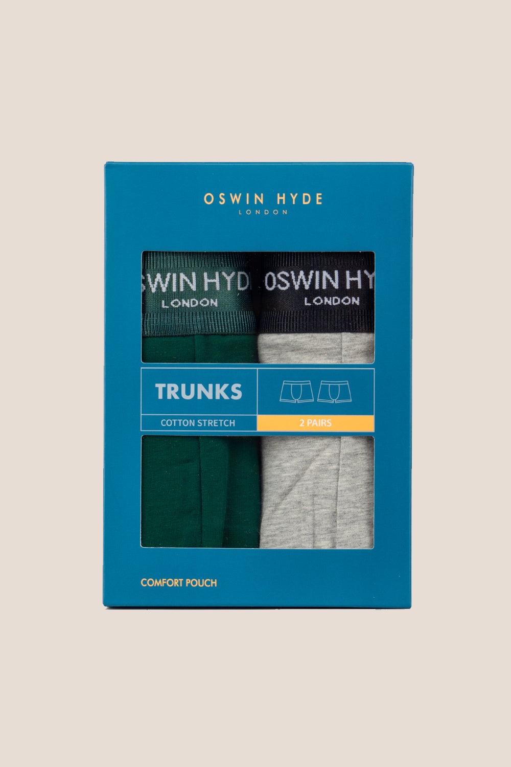 Oswin Hyde Kian boxers 2-pack - Premium cotton underwear with comfort waistband
