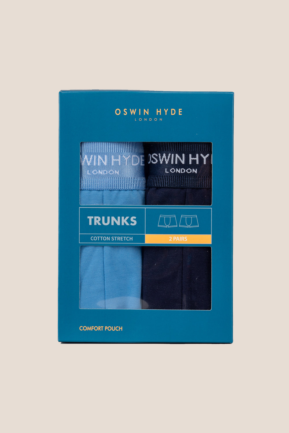 Oswin Hyde Lorn boxers 2-pack - Premium cotton underwear with comfort waistband