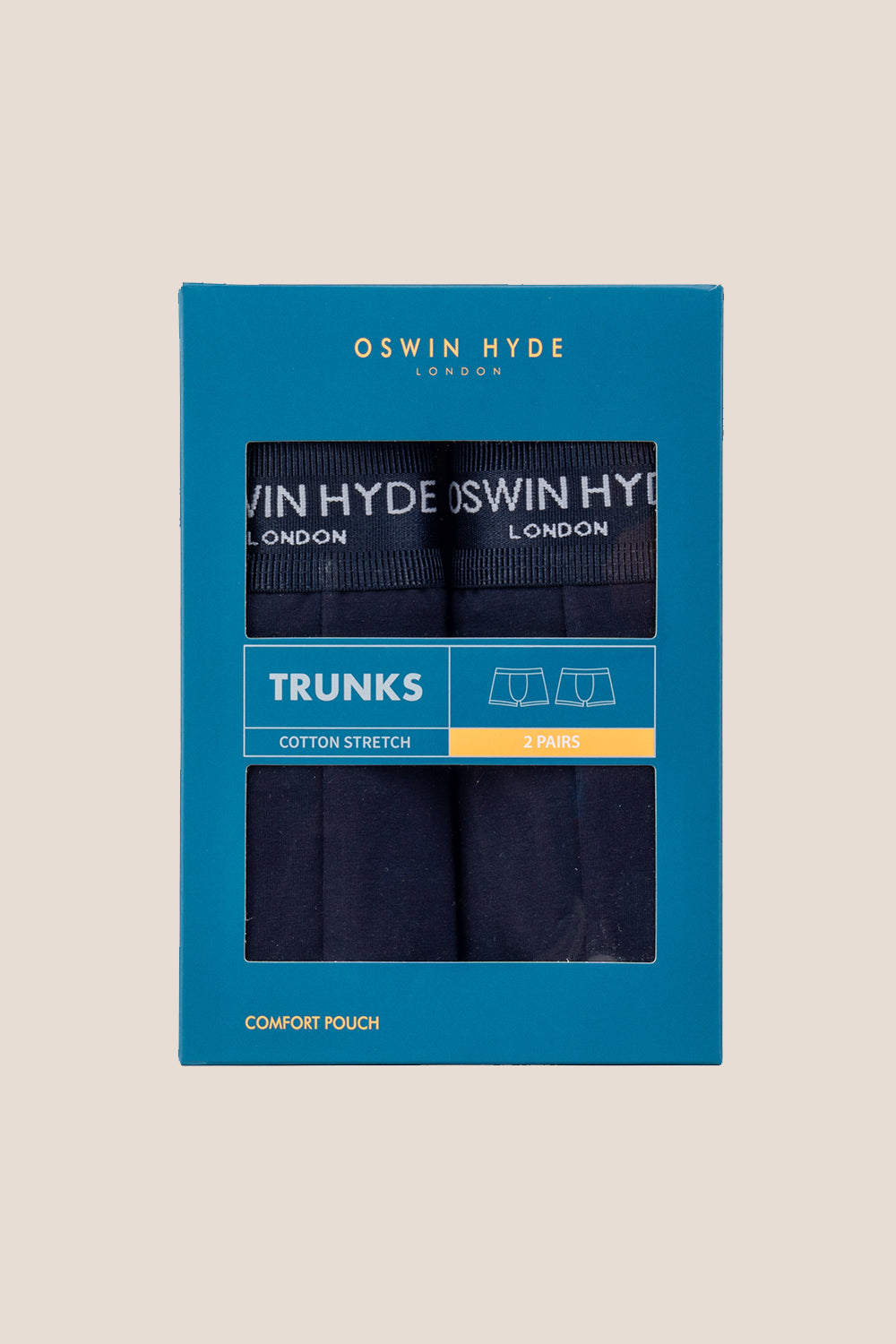 Oswin Hyde Rick boxer trunks - Premium cotton underwear with comfort waistband