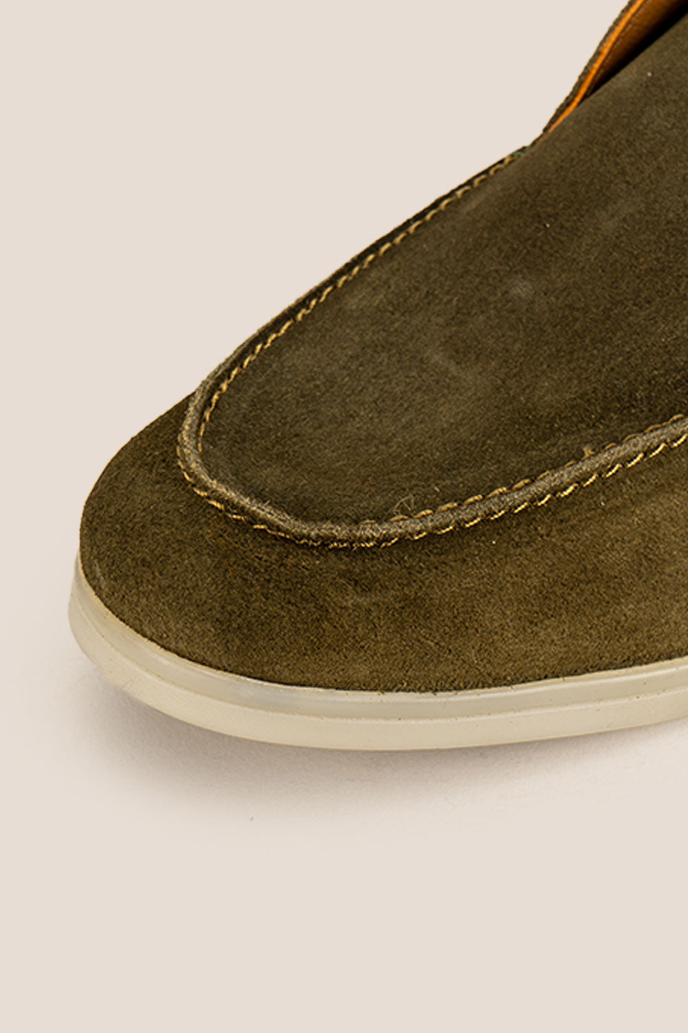 Damien green suede chukka boots for men with a lace-free design and sleek silhouette, ideal for dressy or casual occasions.