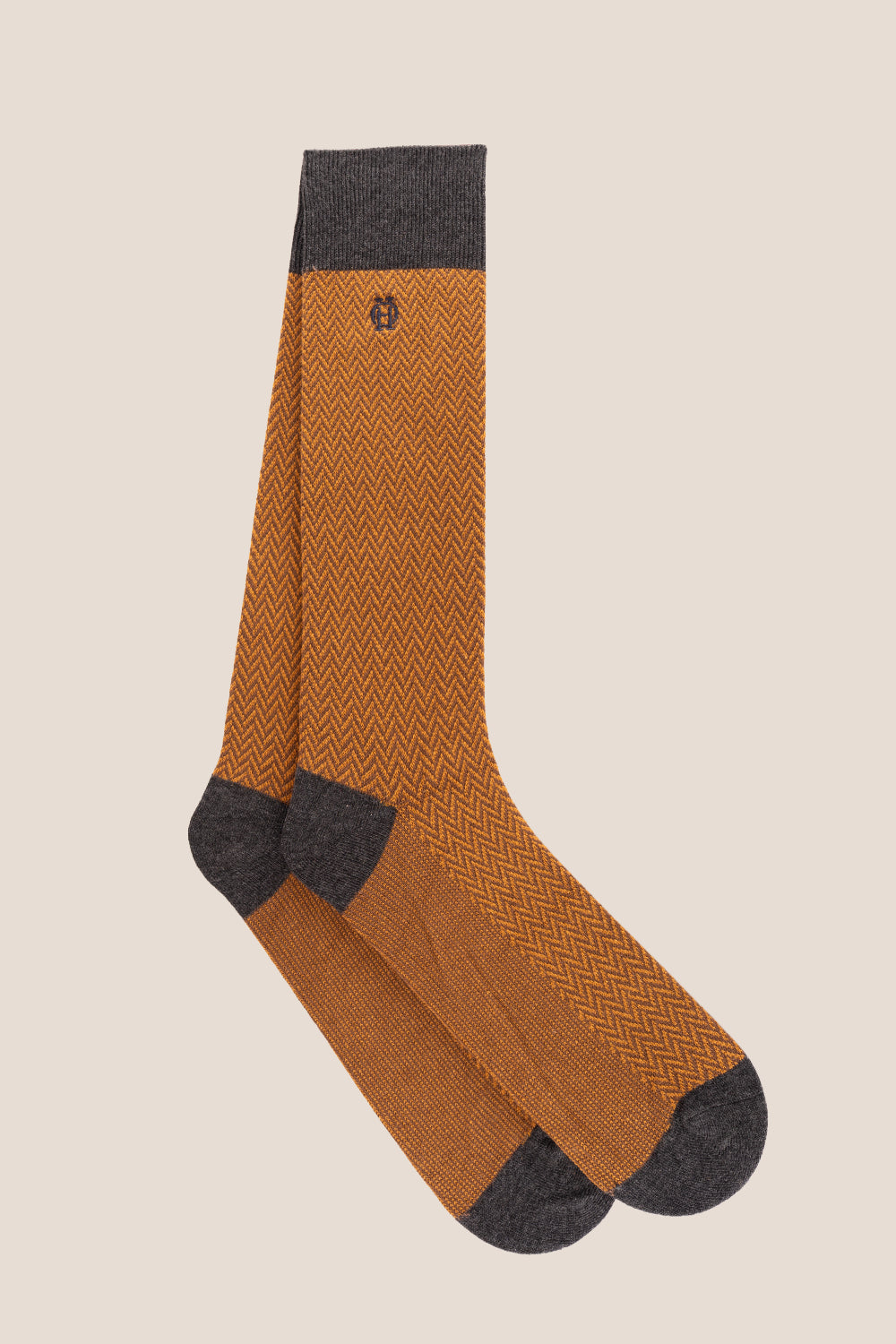 Premium herringbone socks designed by Oswin Hyde for the discerning gentleman.
