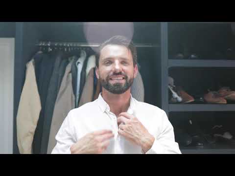 video of a model dressing in smart shoes