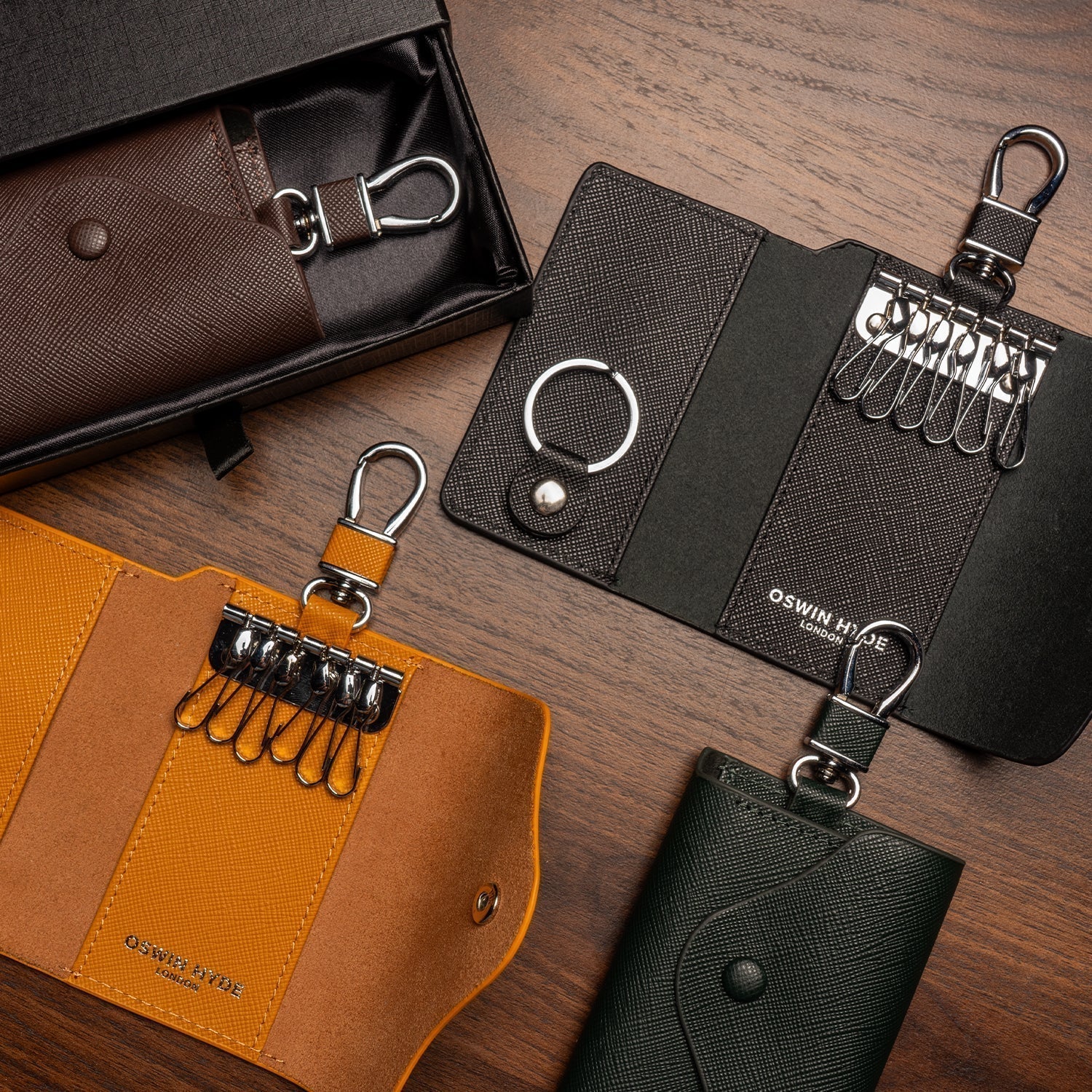 leather keychain