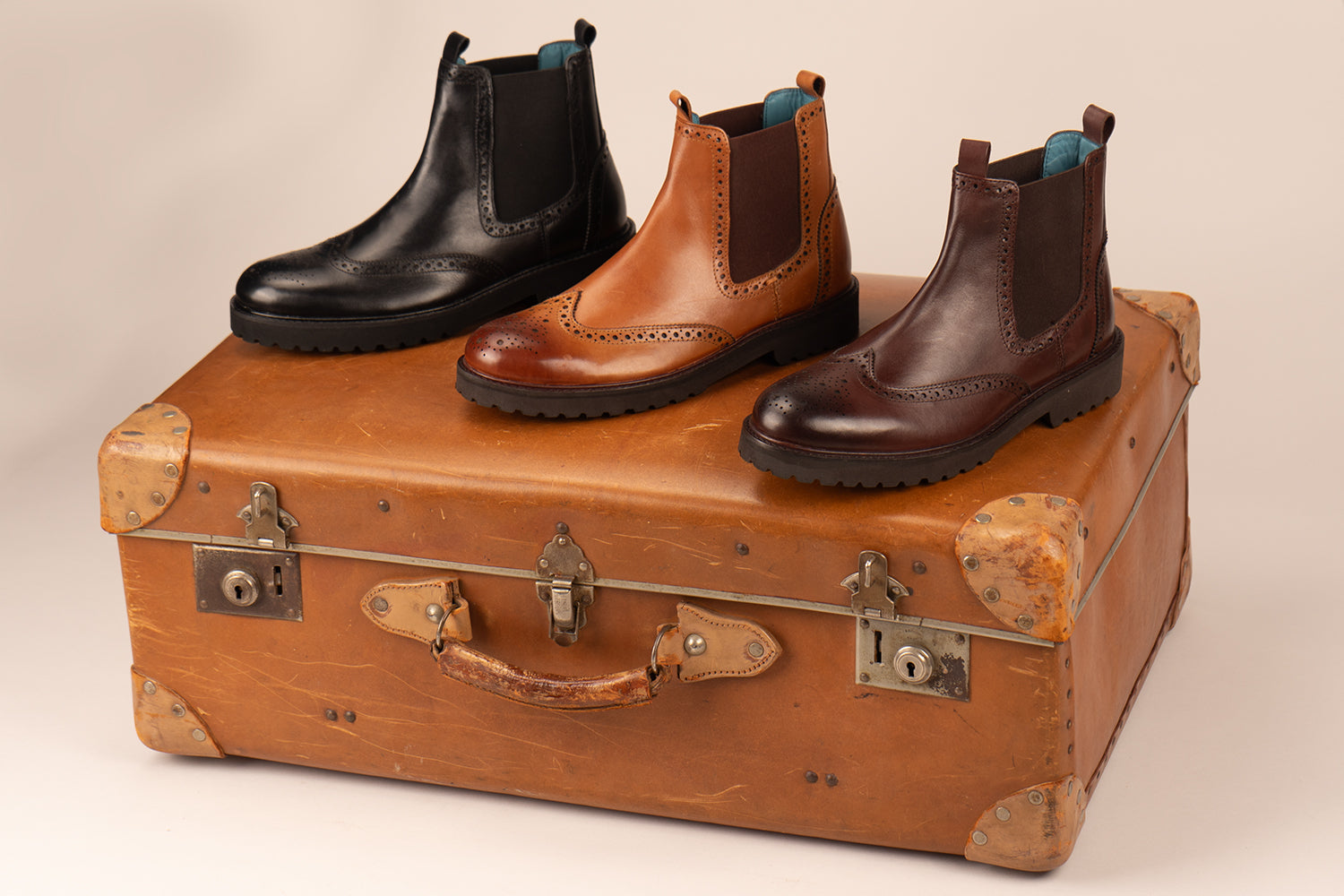 Mens Leather Chelsea Boots | Black | Brown | Tan | Oswin Hyde