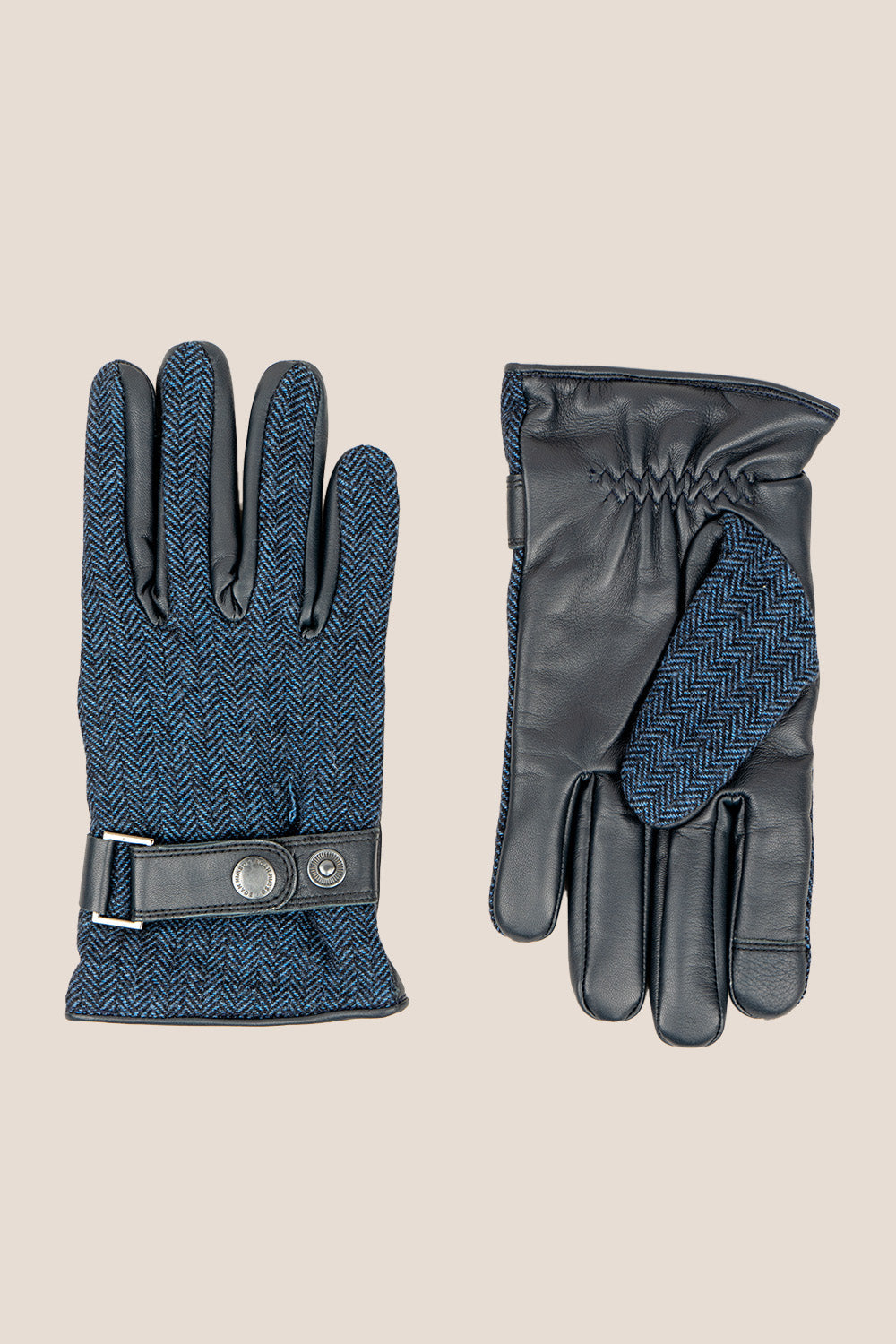 Pair of Navy Gloves - Oswin Hyde