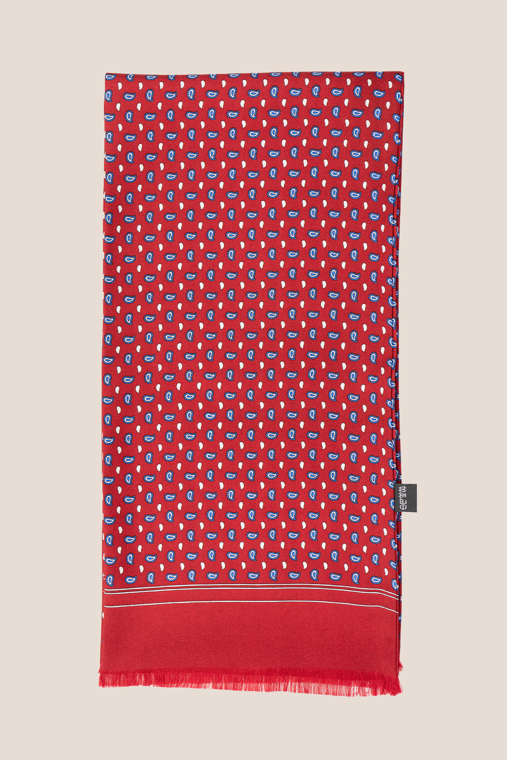 Red Silk Scarf - Oswin Hyde