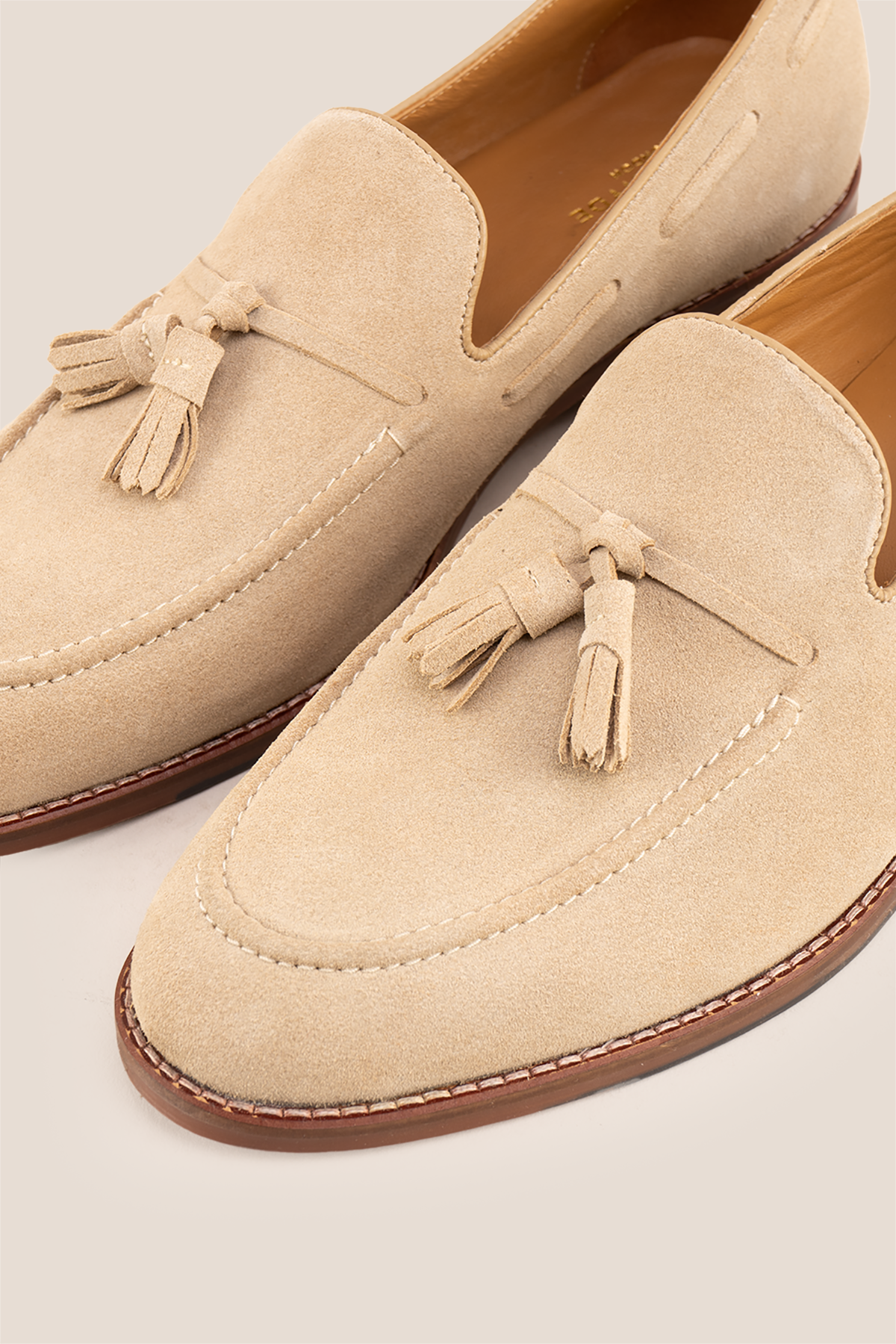Issac Sand Suede Loafer for Men | Mens loafers for formal and casual occasions