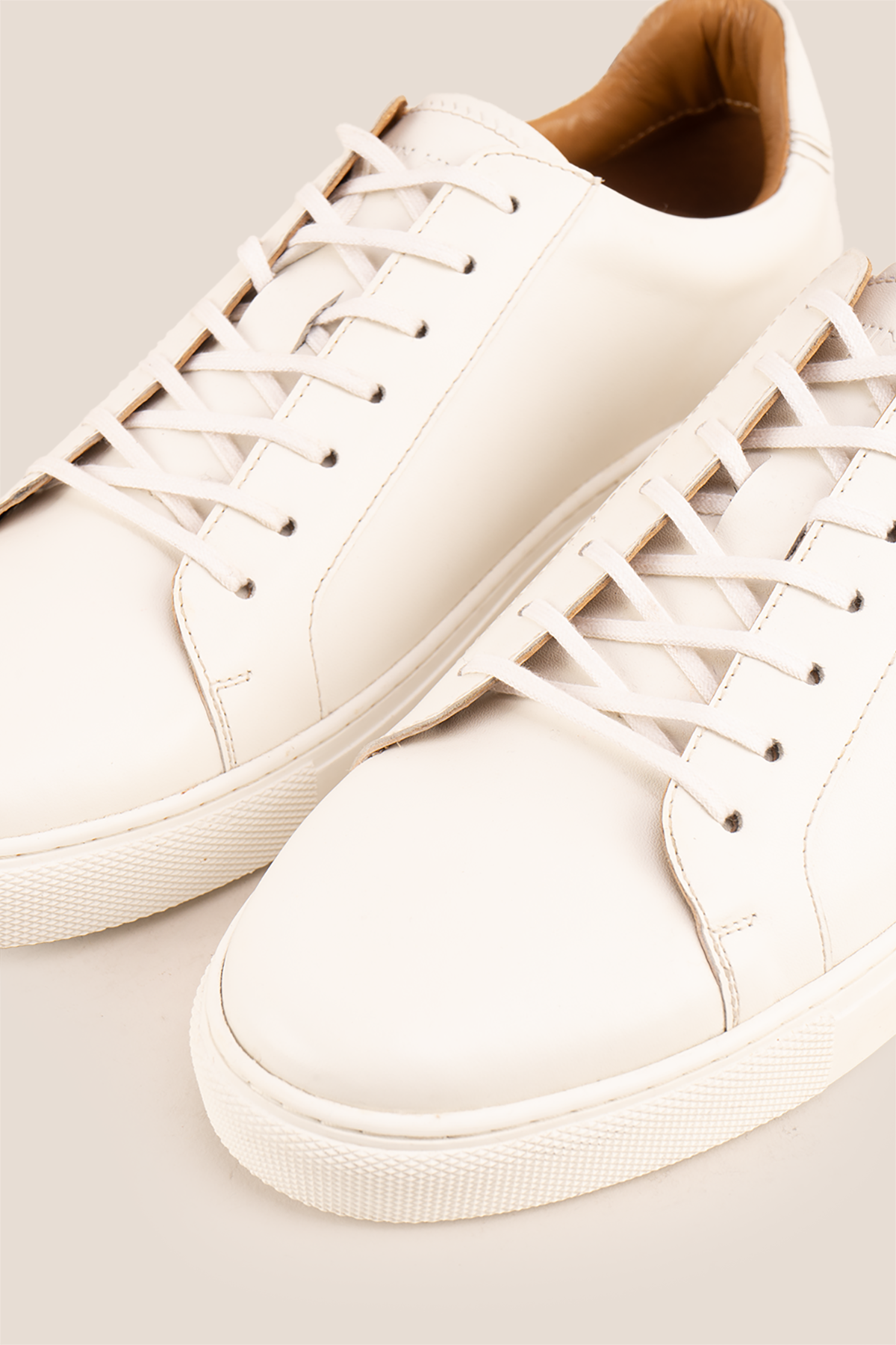 Harper white leather classic trainers for men featuring sleek design, premium leather construction, and comfortable fit ideal for casual and smart looks.