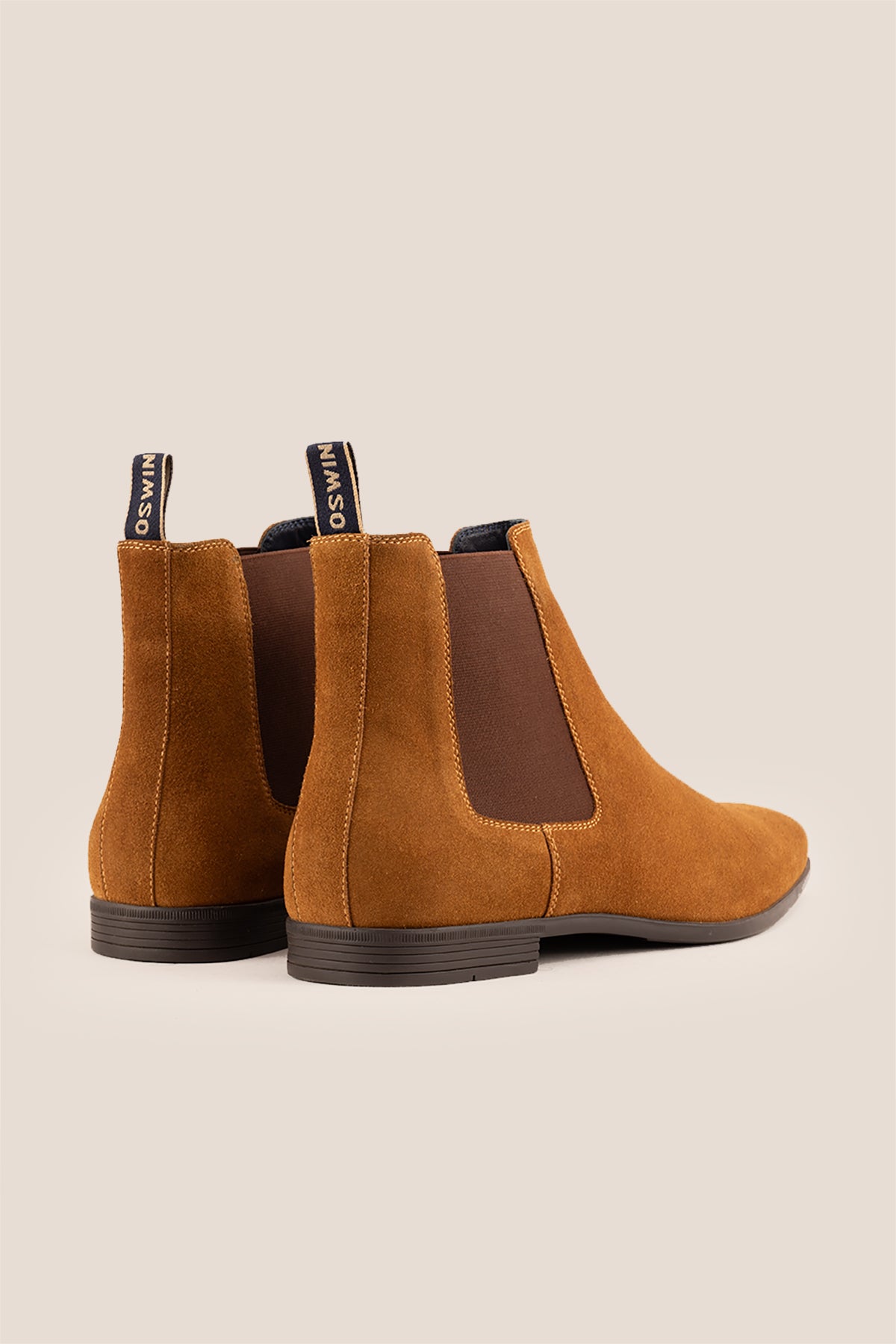 Darwin Tan Suede Chelsea boots for men featuring premium suede, sleek silhouette, and versatile style for casual and semi-formal wear