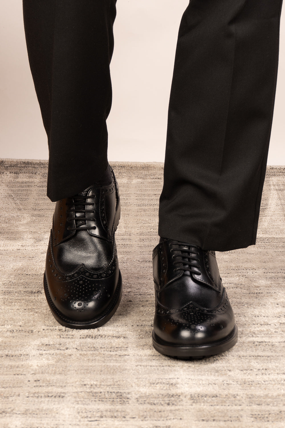 George black shoes brogues for men. 