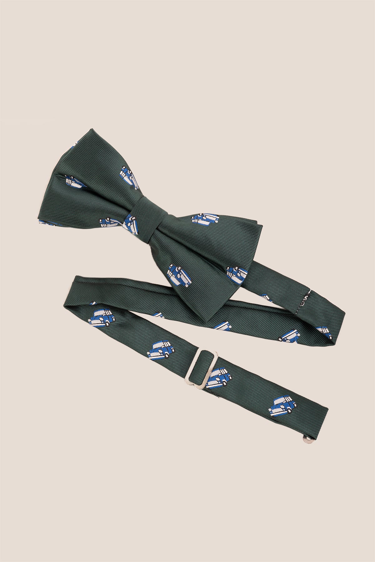 Green Mini Bow Tie for men featuring a deep green shade with subtle detailing, crafted for those who appreciate classic elegance and a refined, timeless formal style.