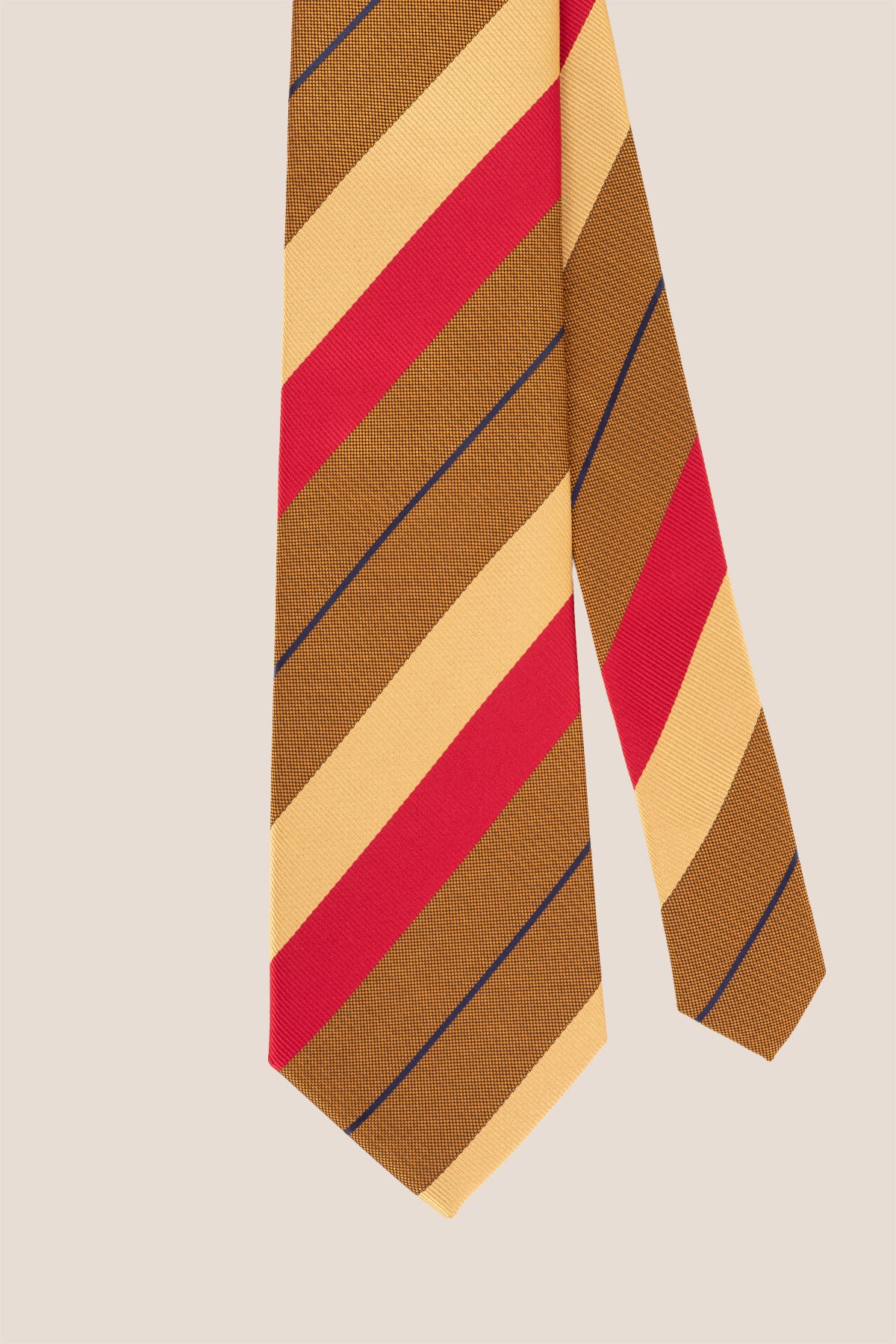 Red And Gold Stripes ties for men. Crafted from premium materials, these ties add a refined touch to any outfit