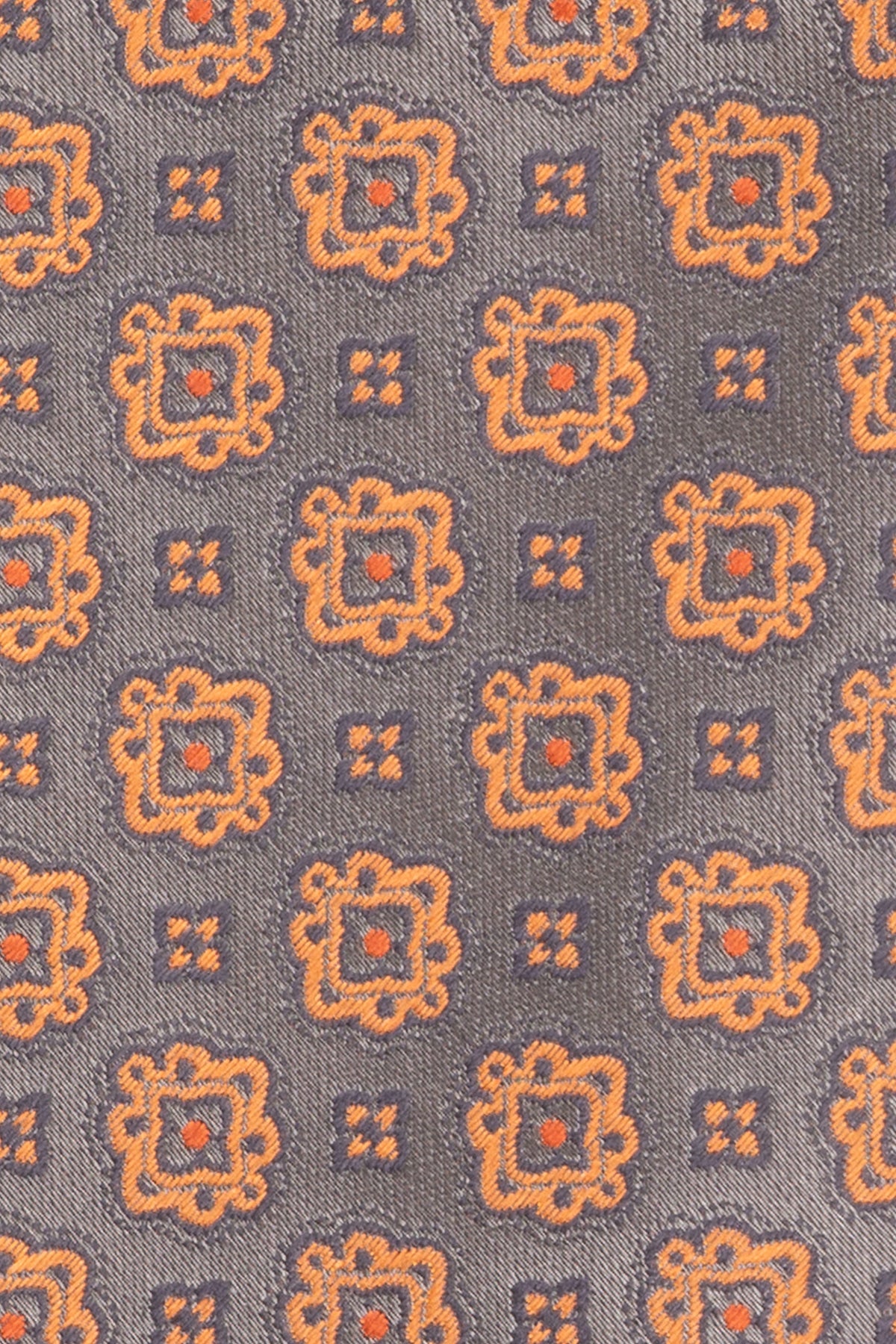 Grey Geometric Circles tie, crafted to bring a modern edge to your outfit. Its distinctive geometric circle design in muted grey shades