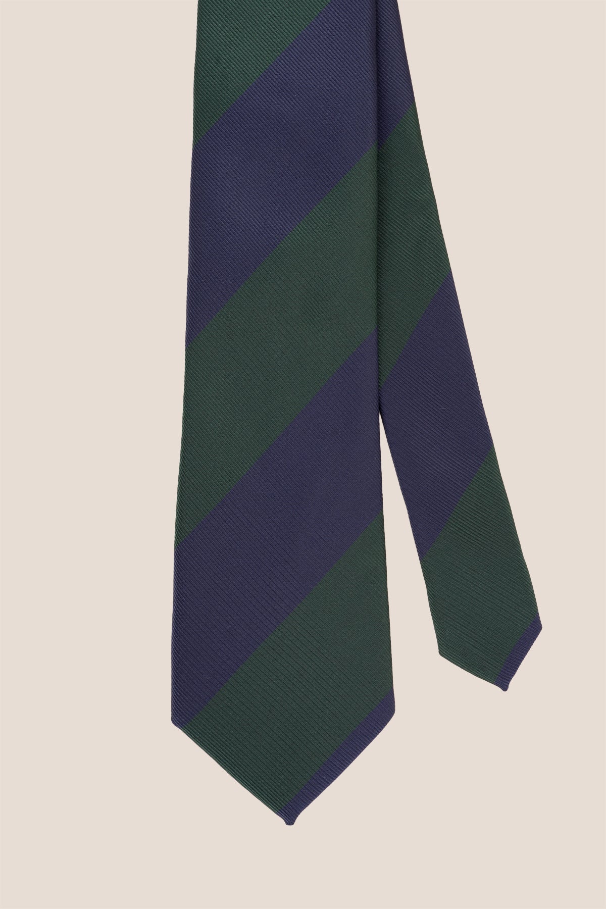 Green Navy Stripes tie for men, designed to bring a fresh and sophisticated touch to your wardrobe. Featuring bold green and navy stripes