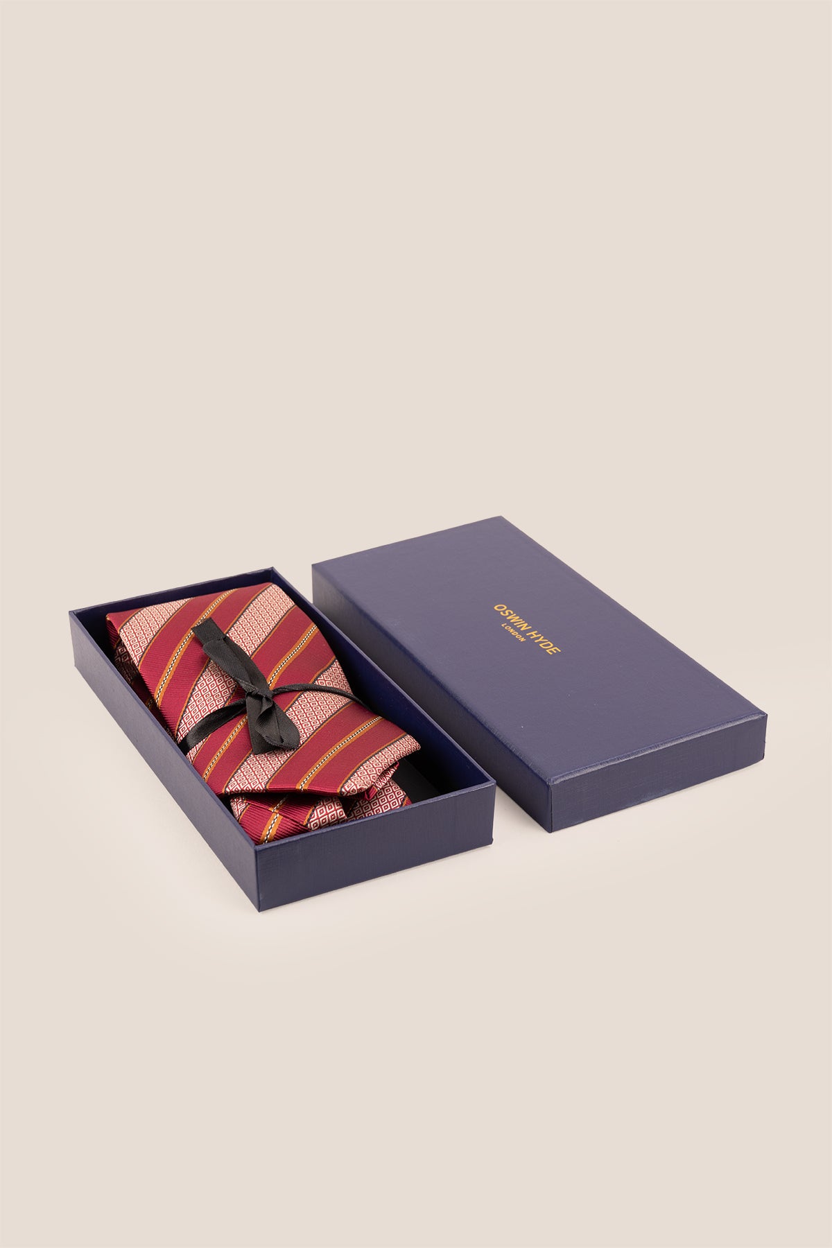 Vintage Red Stripes ties for men, crafted for timeless appeal and modern sophistication with bold red stripes, creating a striking design