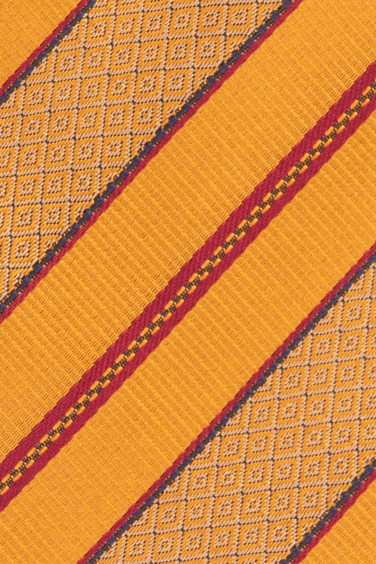 Vintage Copper Stripes tie for men featuring warm copper stripes that create a striking contrast, crafted for a versatile and stylish addition to formal or smart-casual outfits.