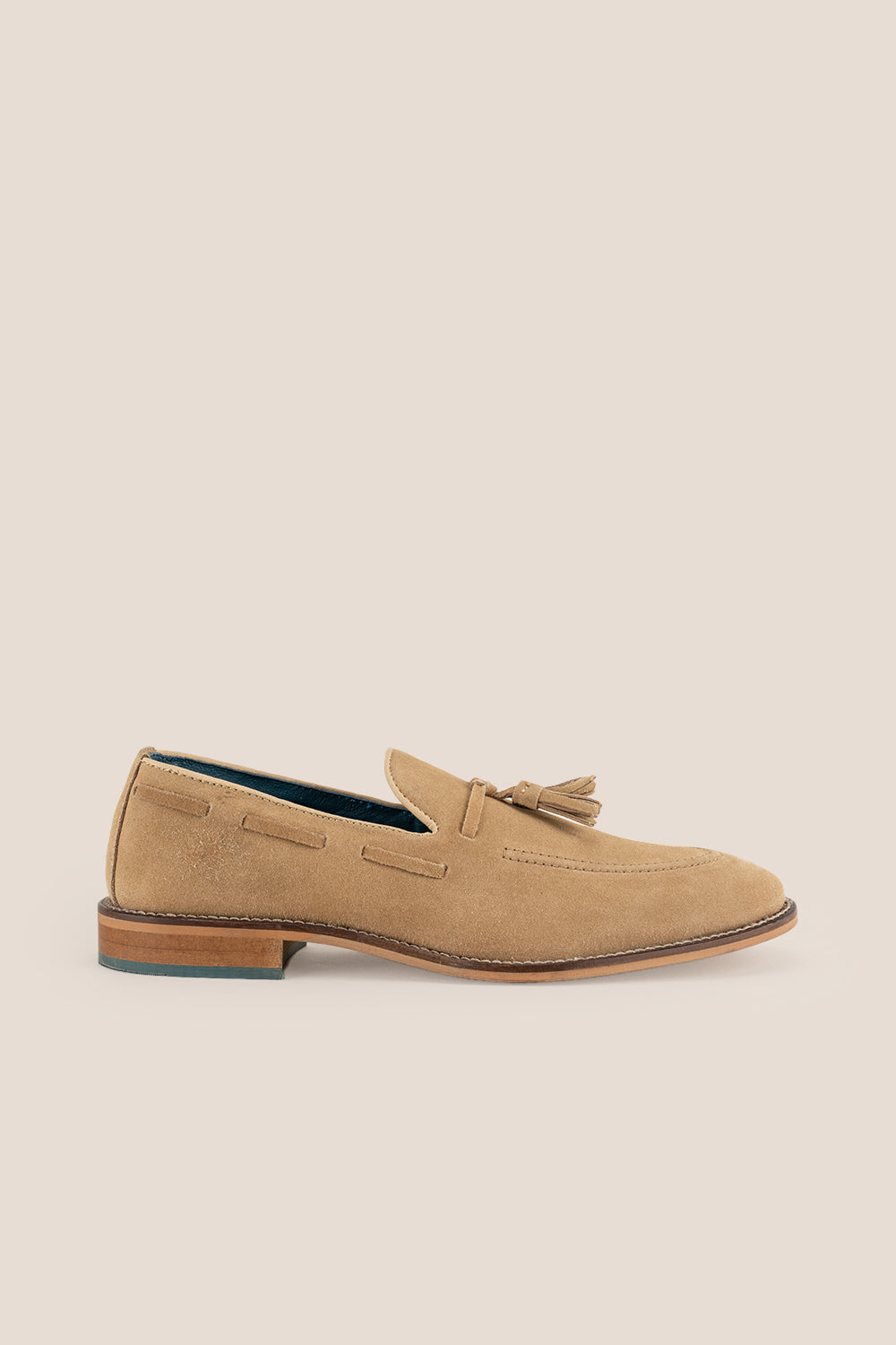 Isaac Sand Suede Mens Loafers Oswin Hyde