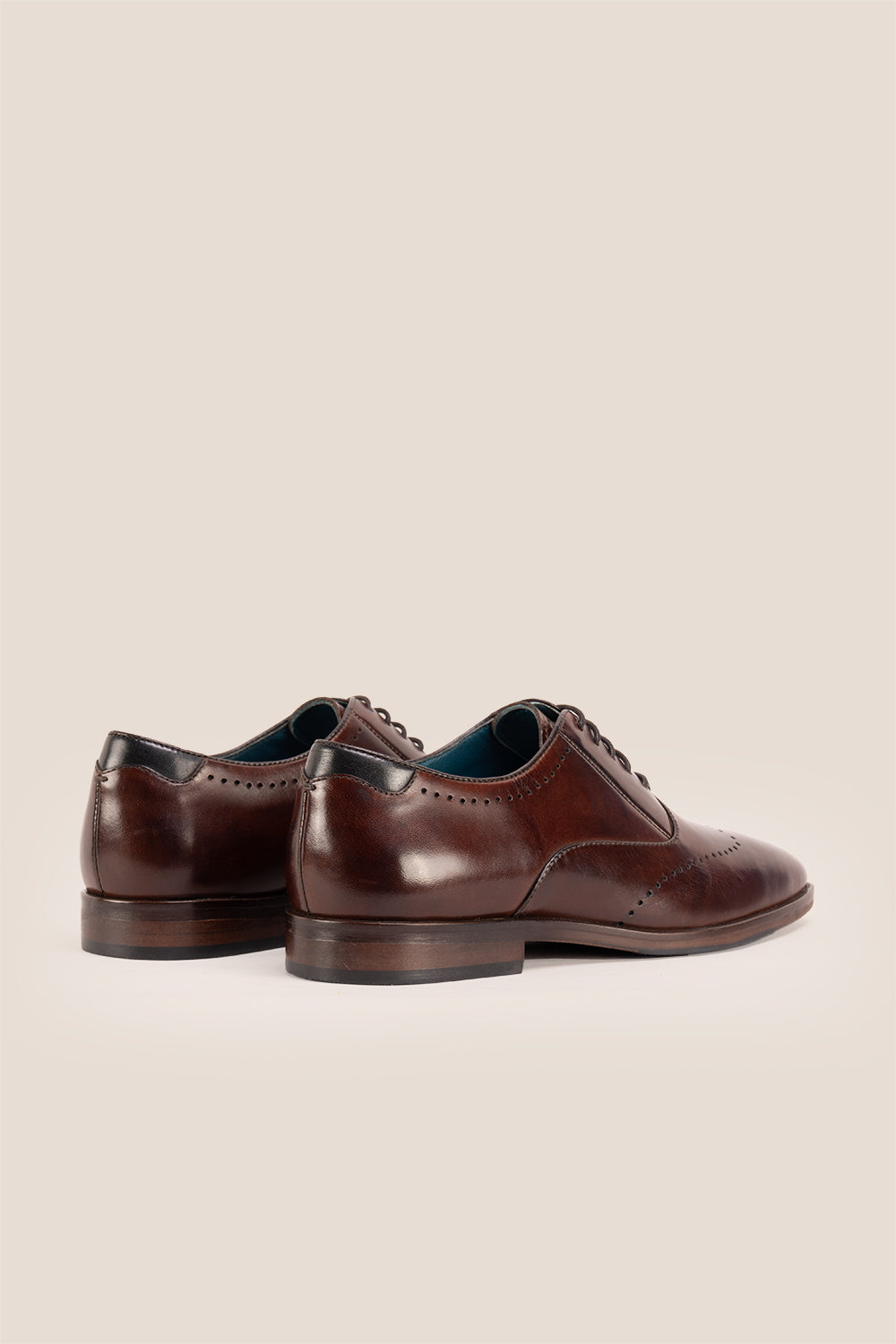Oswin Hyde: Dean Brown Leather Oxford Shoe