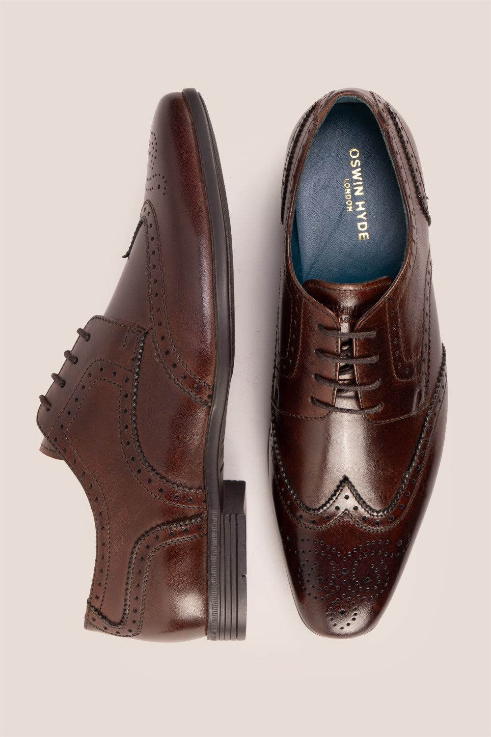 Miller Brown derby brogue marries timeless appeal with modern sensibility, offering a sophisticated choice for those who appreciate quality footwear