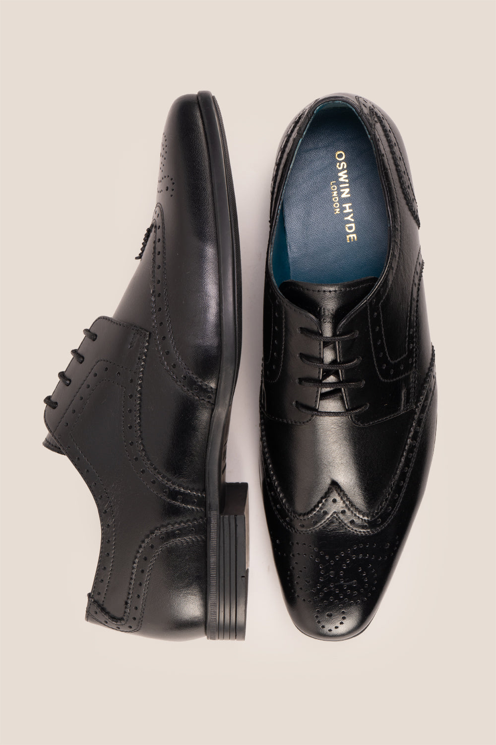 Miller Black derby brogue marries timeless appeal with modern sensibility, offering a sophisticated choice for those who appreciate quality footwear