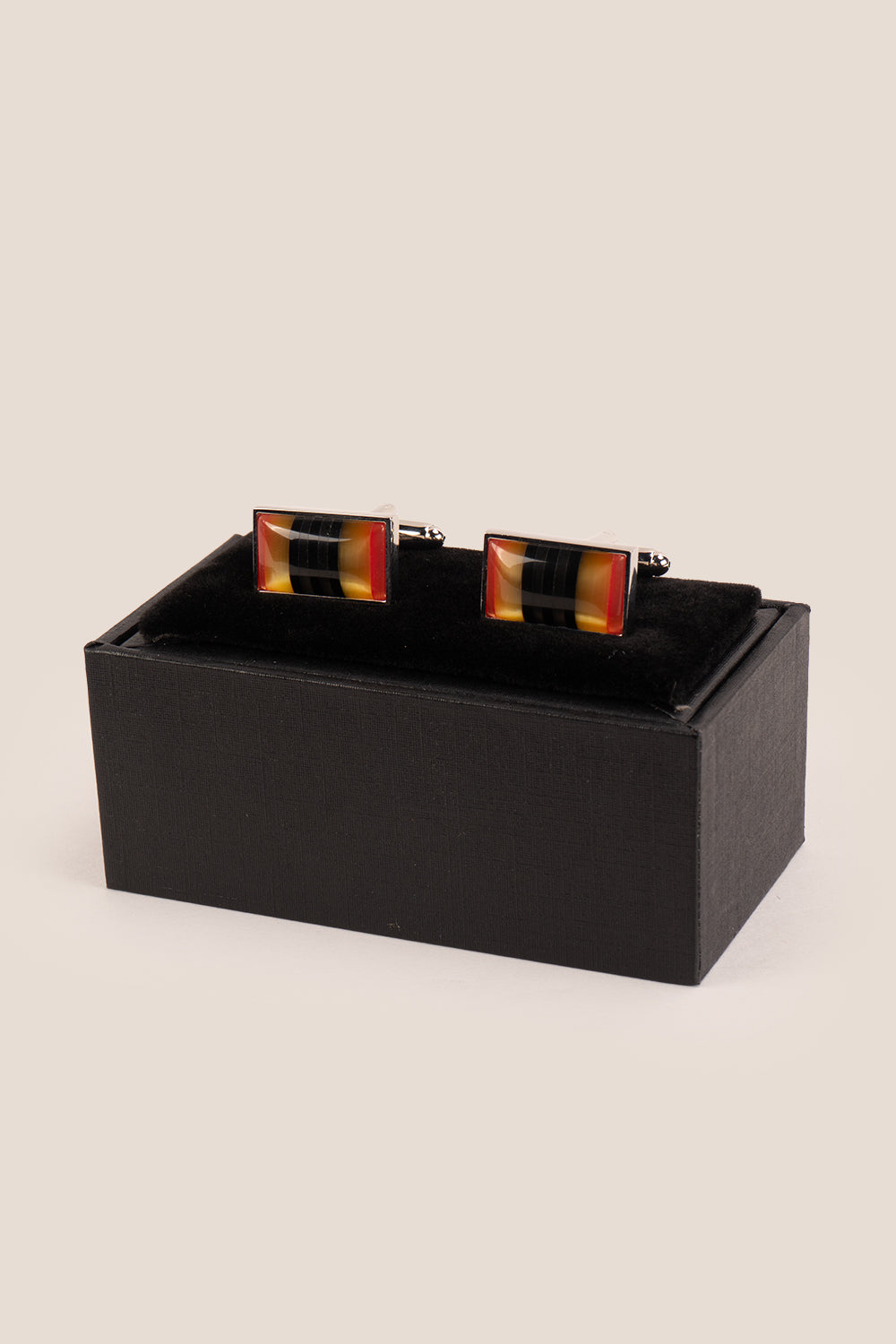 Oswin Hyde Kai Enamel cufflinks, these meticulously crafted pieces feature a lustrous enamel finish, ideal for weddings and formal events.