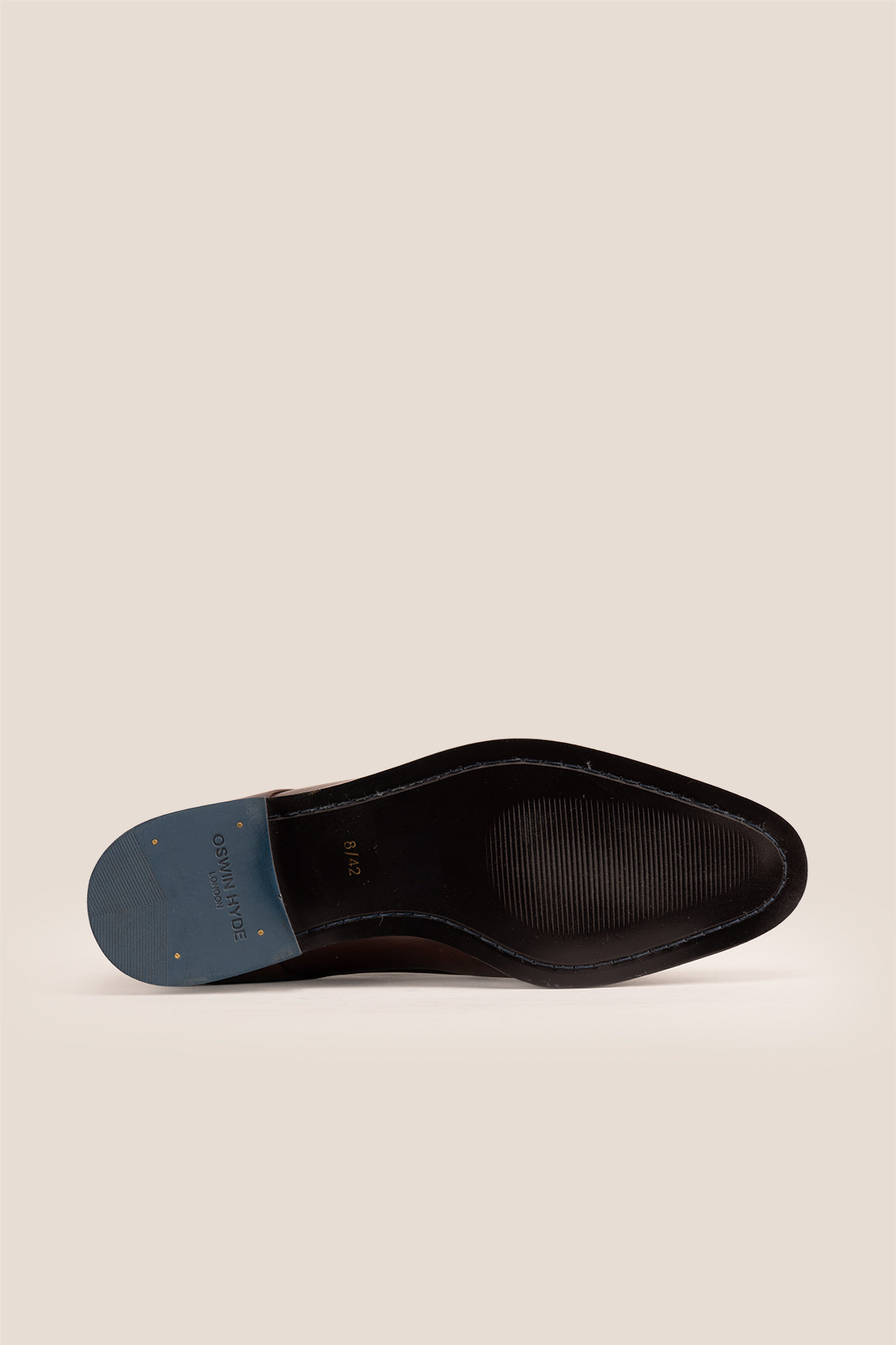 Hadley brown monk strap leather men’s shoes with single buckle design, crafted in high-quality leather and finished with a sleek leather sole.