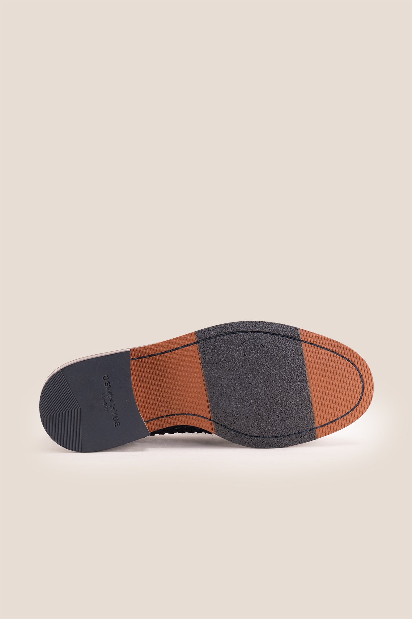 Finley navy woven leather loafers for men, featuring premium craftsmanship, intricate weave detail, and a refined, durable finish
