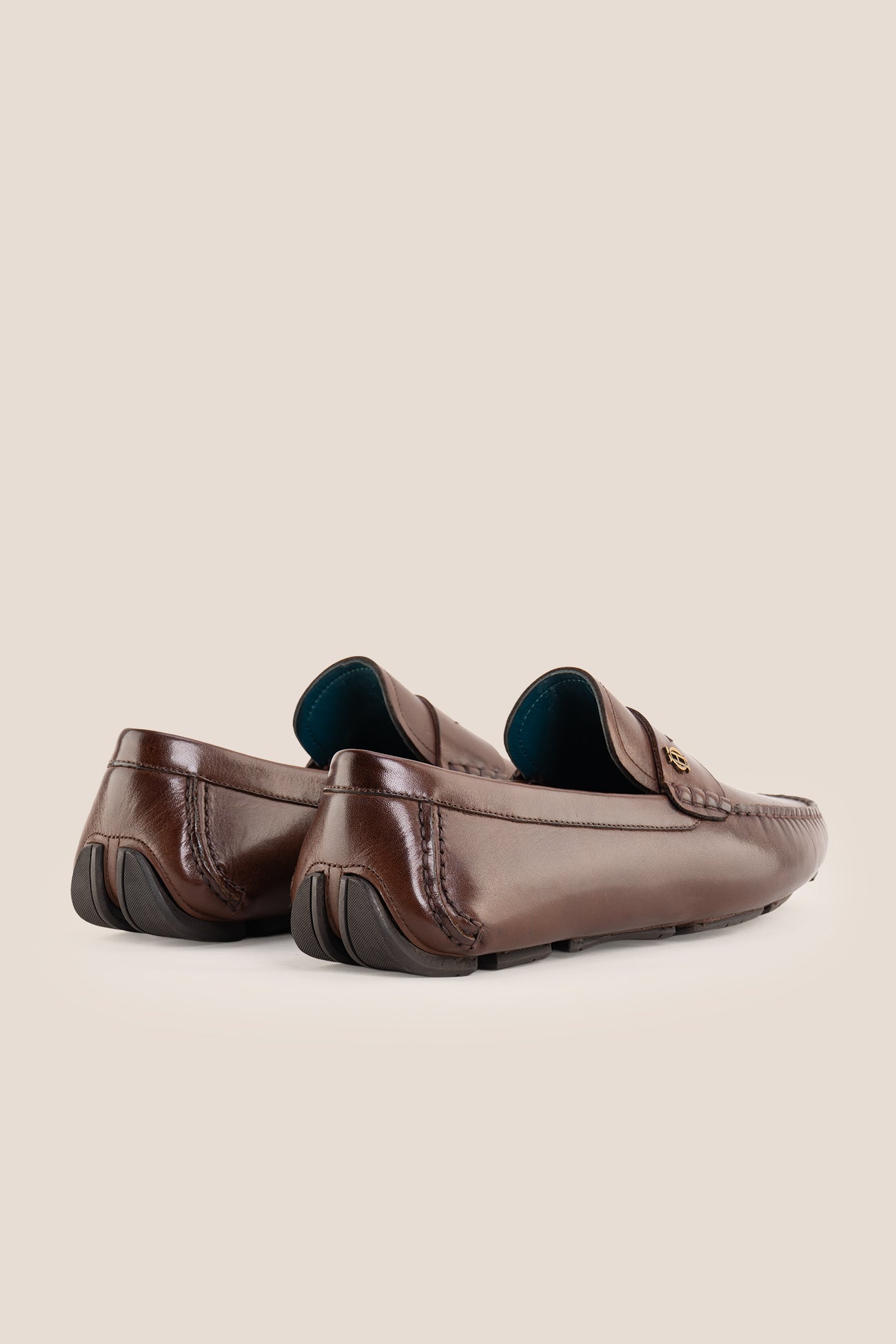 Jenson brown leather in a rich brown tone driving loafer with both style and practicality