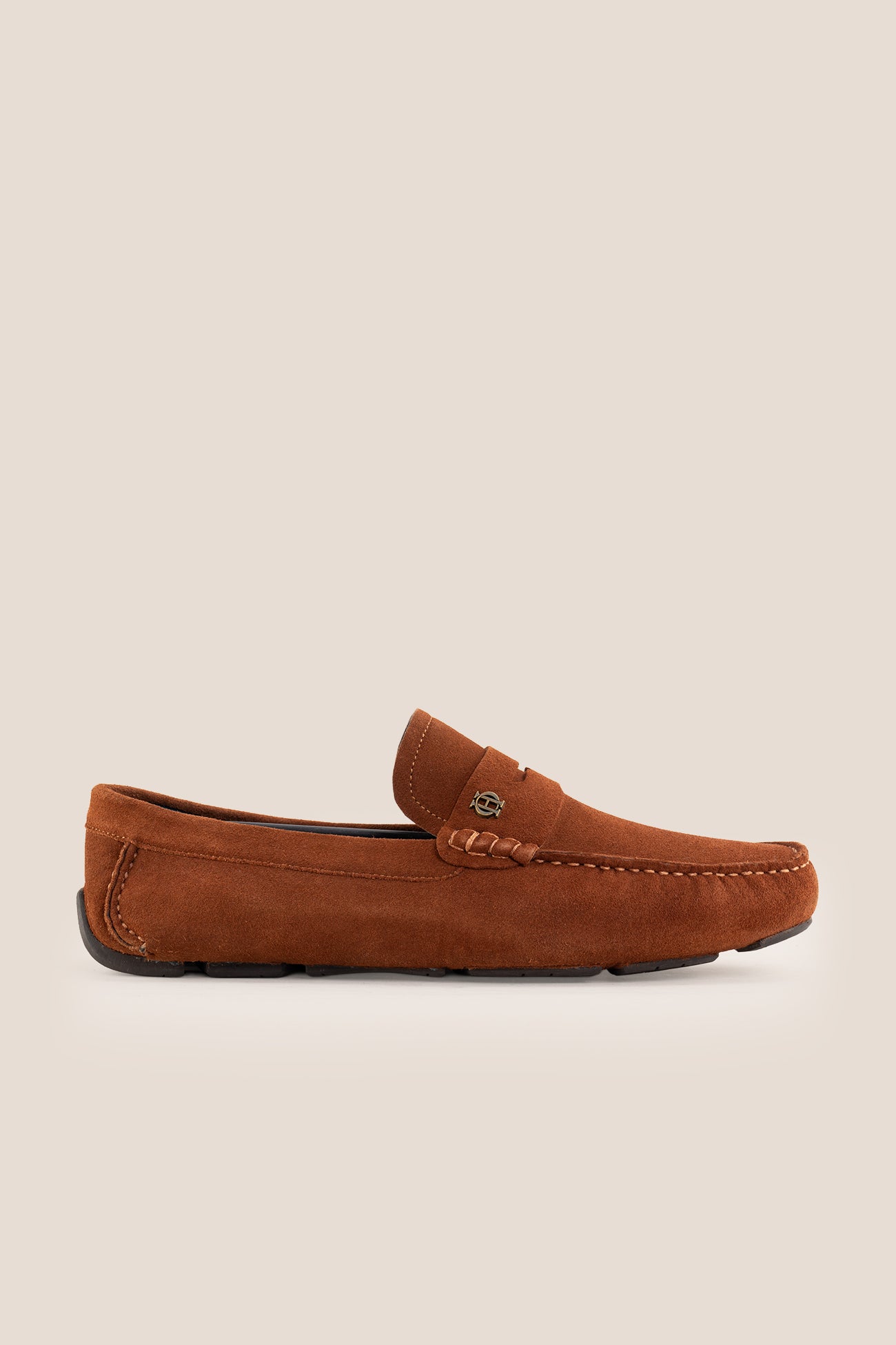 Jenson Tobacco suede driving loafer soft suede in a rich tobacco tone with both style and practicality