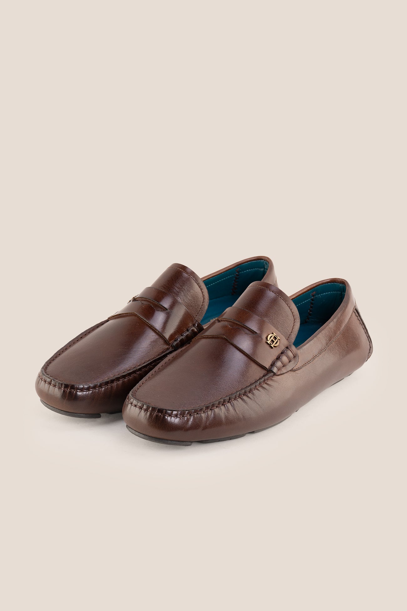 Jenson brown leather in a rich brown tone driving loafer with both style and practicality