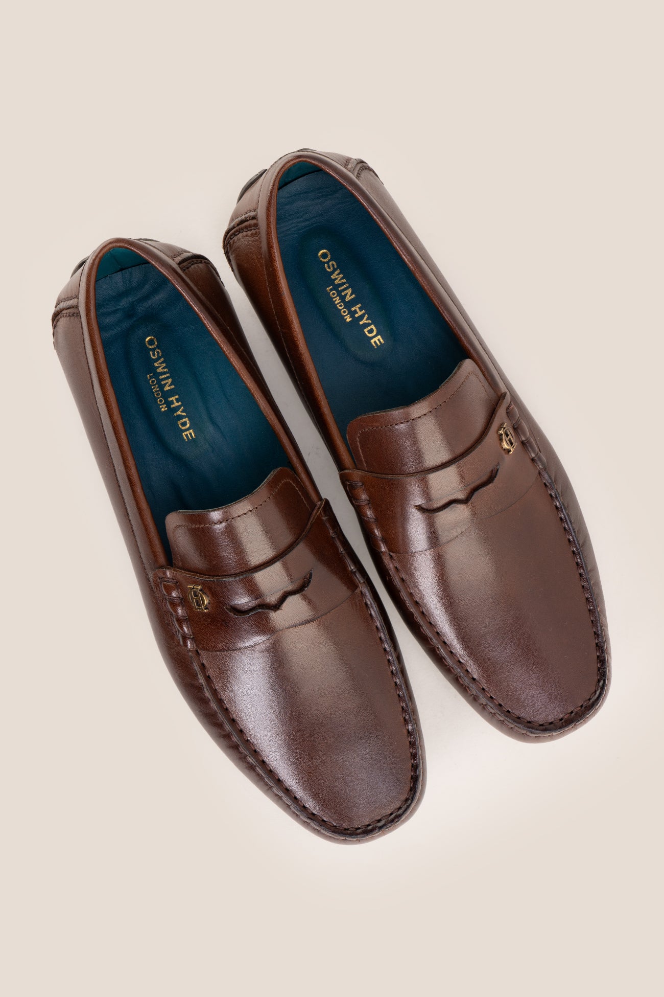 Jenson brown leather in a rich brown tone driving loafer with both style and practicality